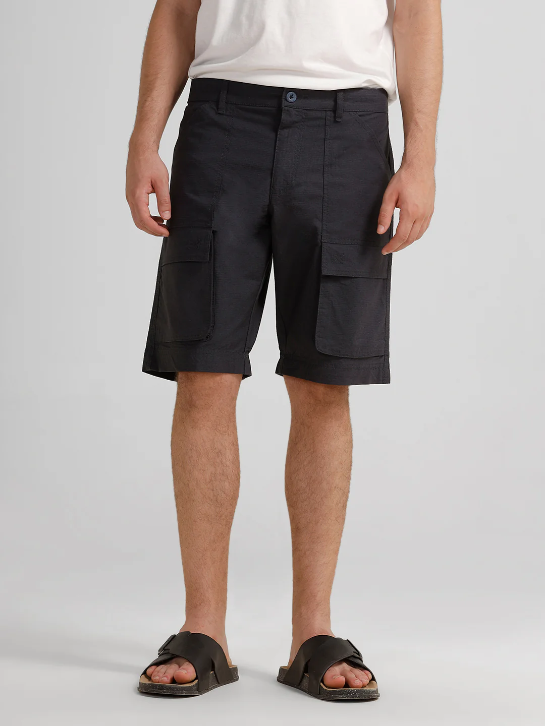 Trekflex Ripstop Utility Navy Cargo Shorts