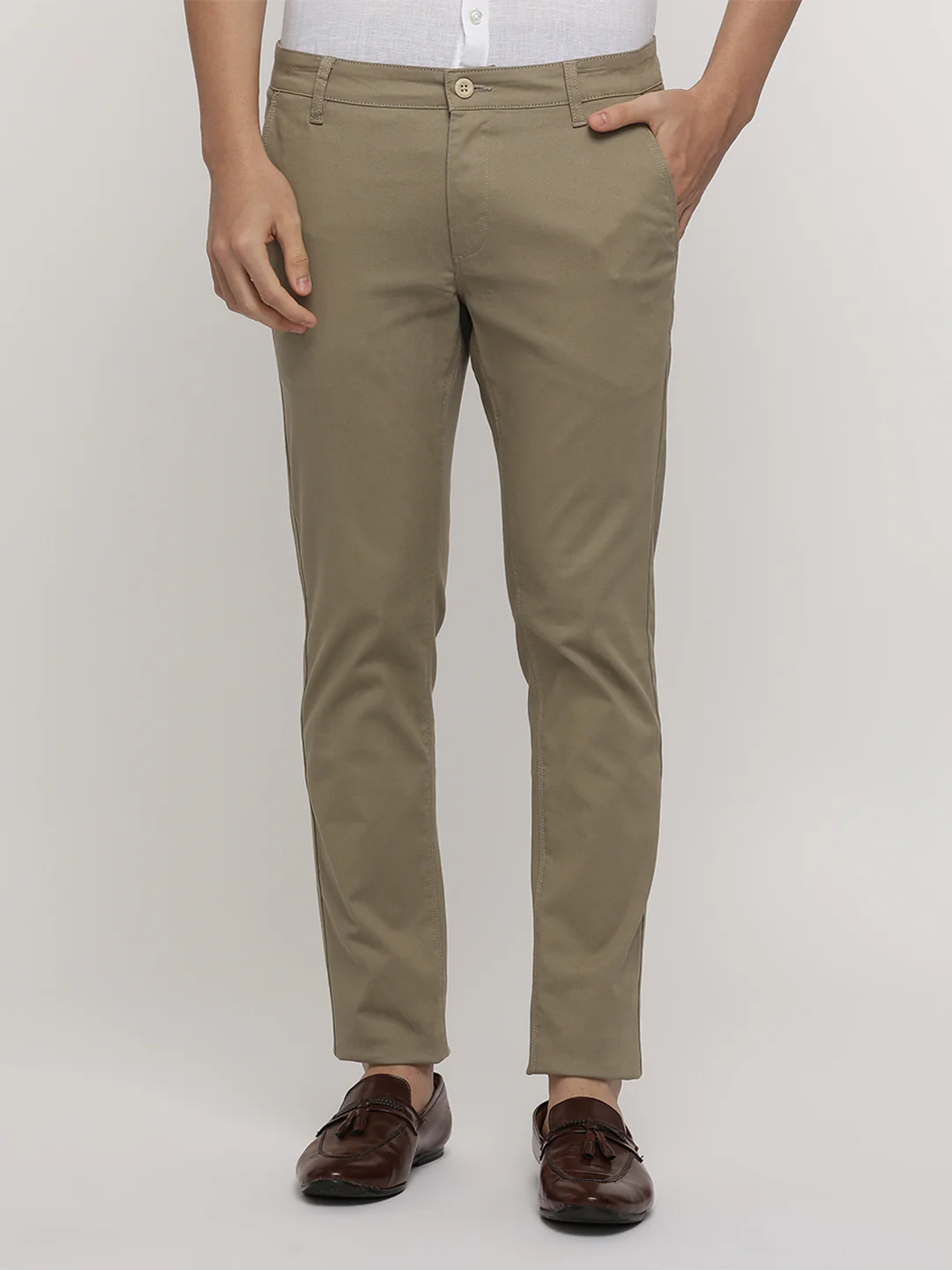 Brown Premium Stretch Trouser