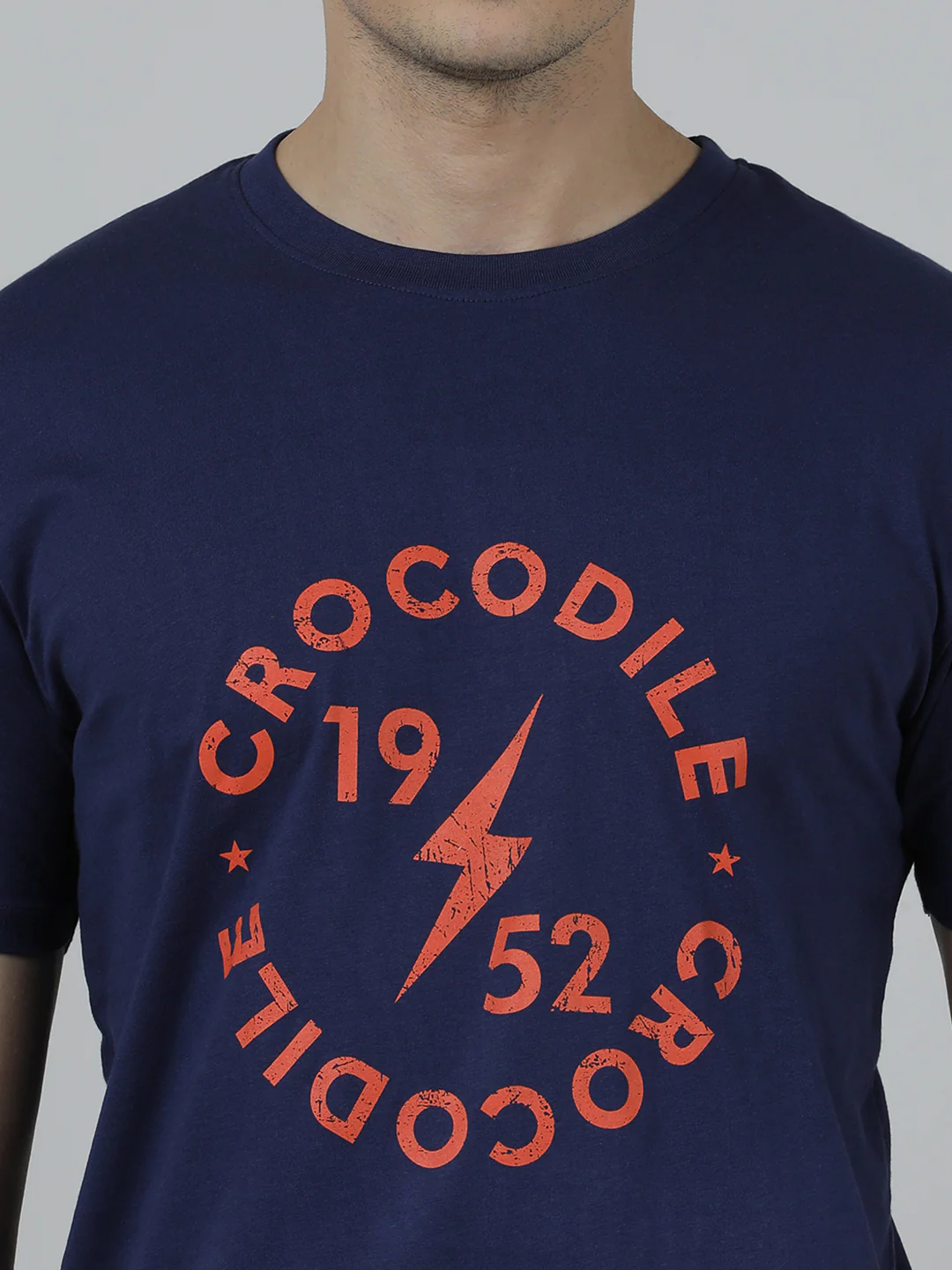 Typography Printed Pack Of 2 Cotton Slim Fit T-shirts