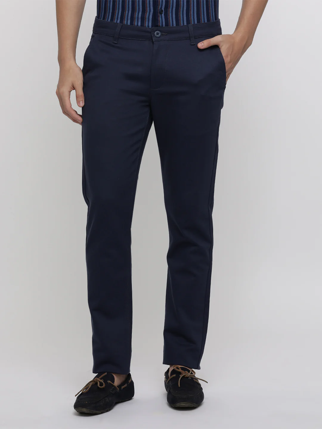 Navy Premium Stretch Trouser