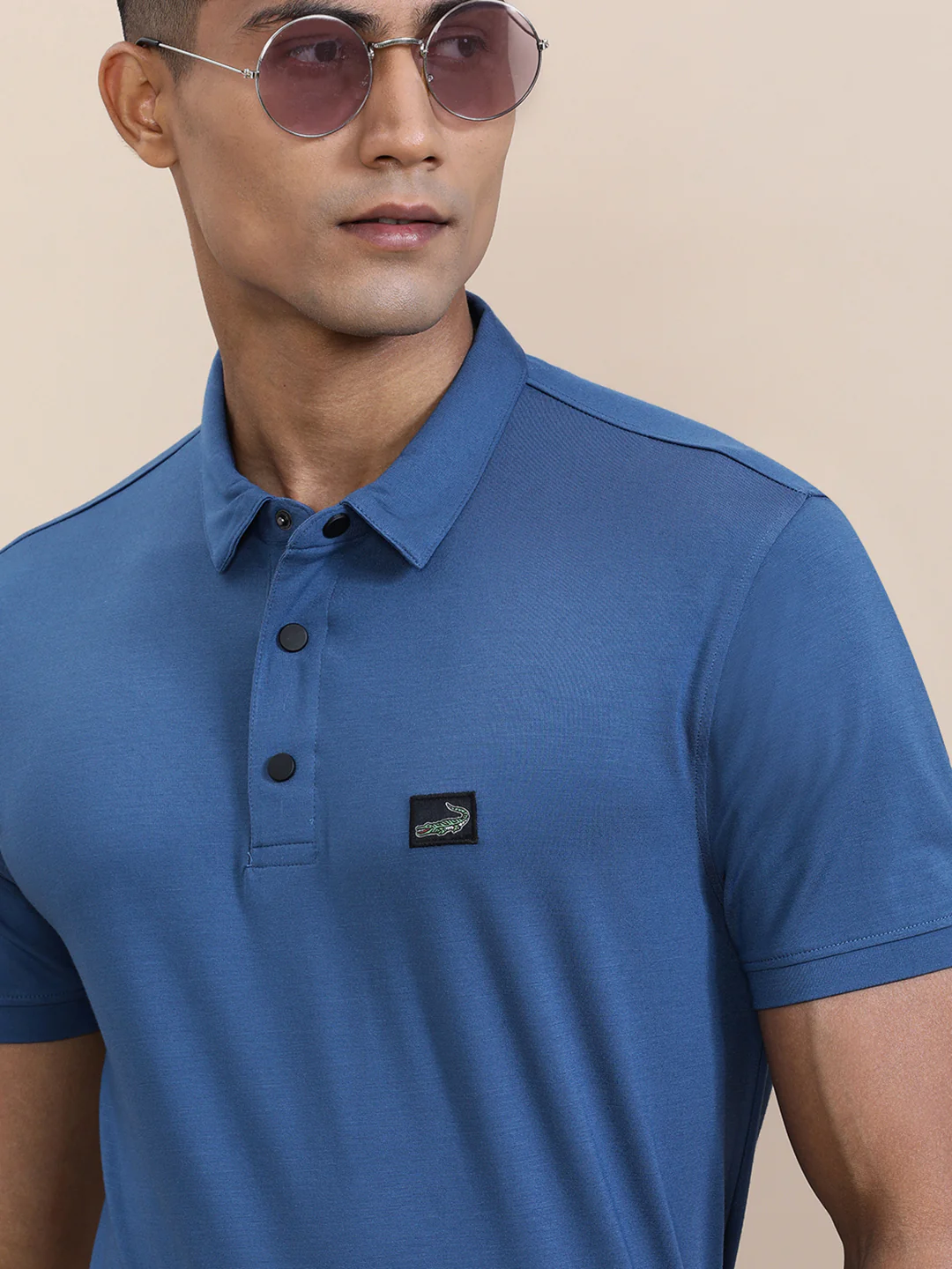 TENCEL�?Stretch Slim Fit Polo