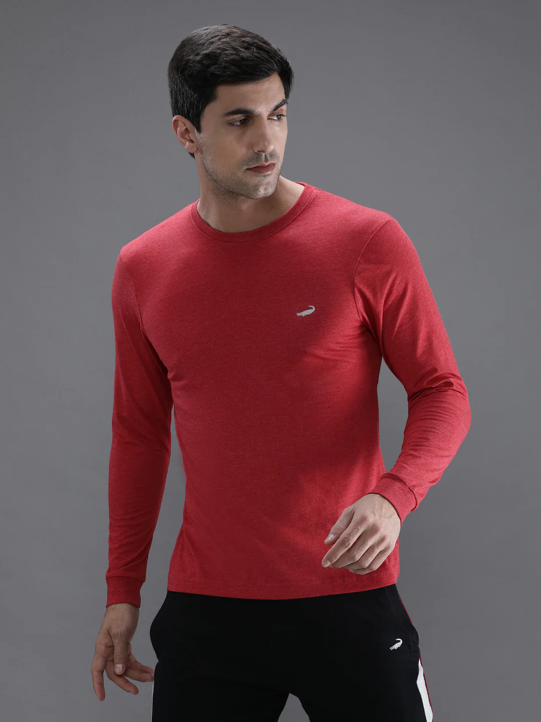 Solid Red Full Sleeve T-Shirt