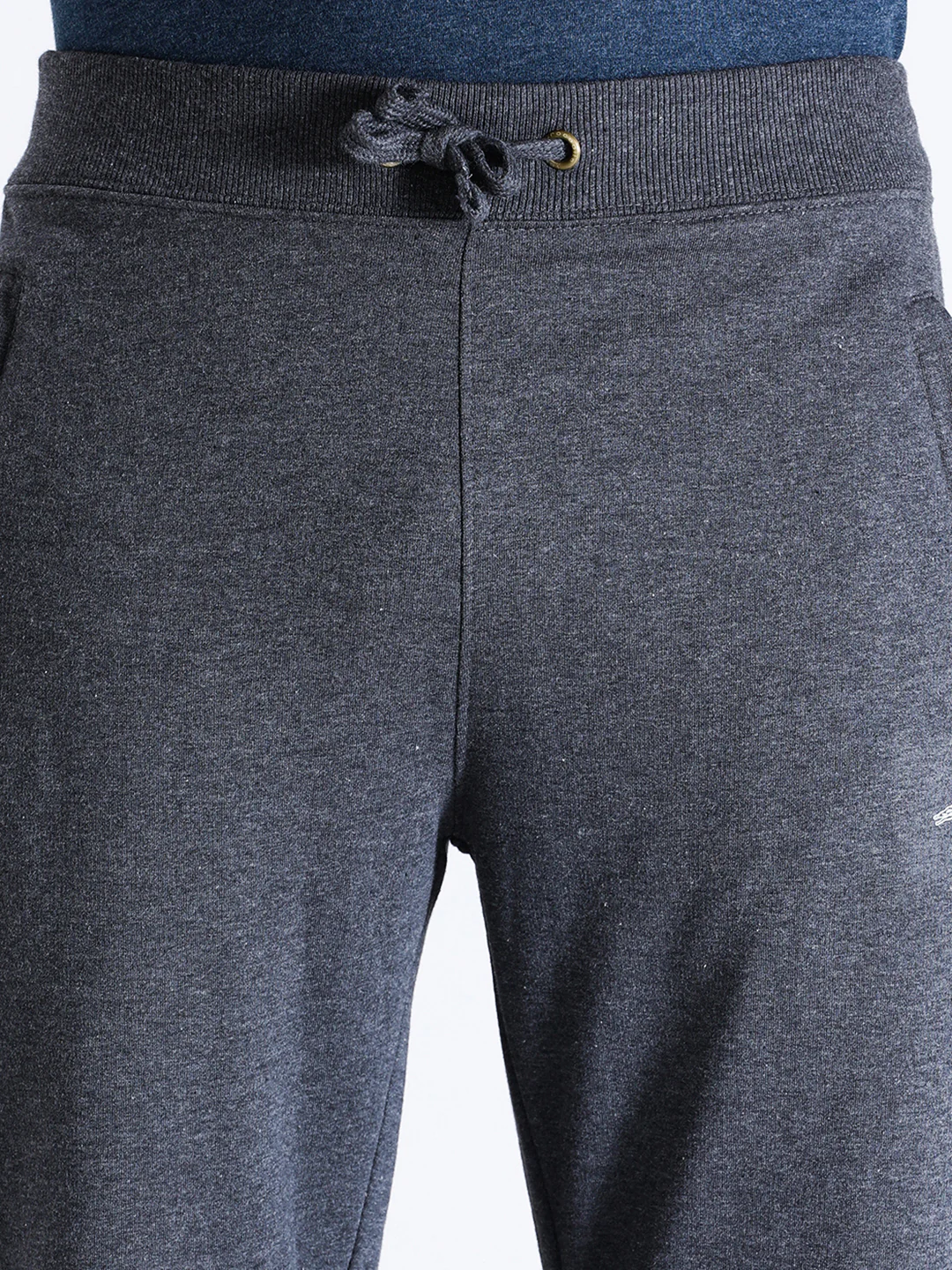 Solid Classic Fit Charcoal Grey Joggers