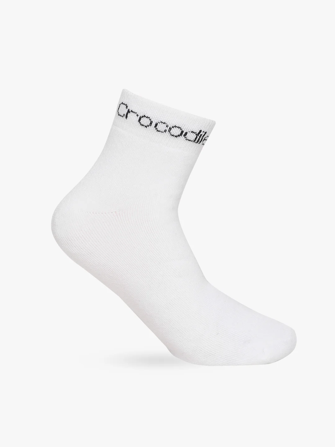 Solid Cotton Terry Stretch Ankle Length Socks