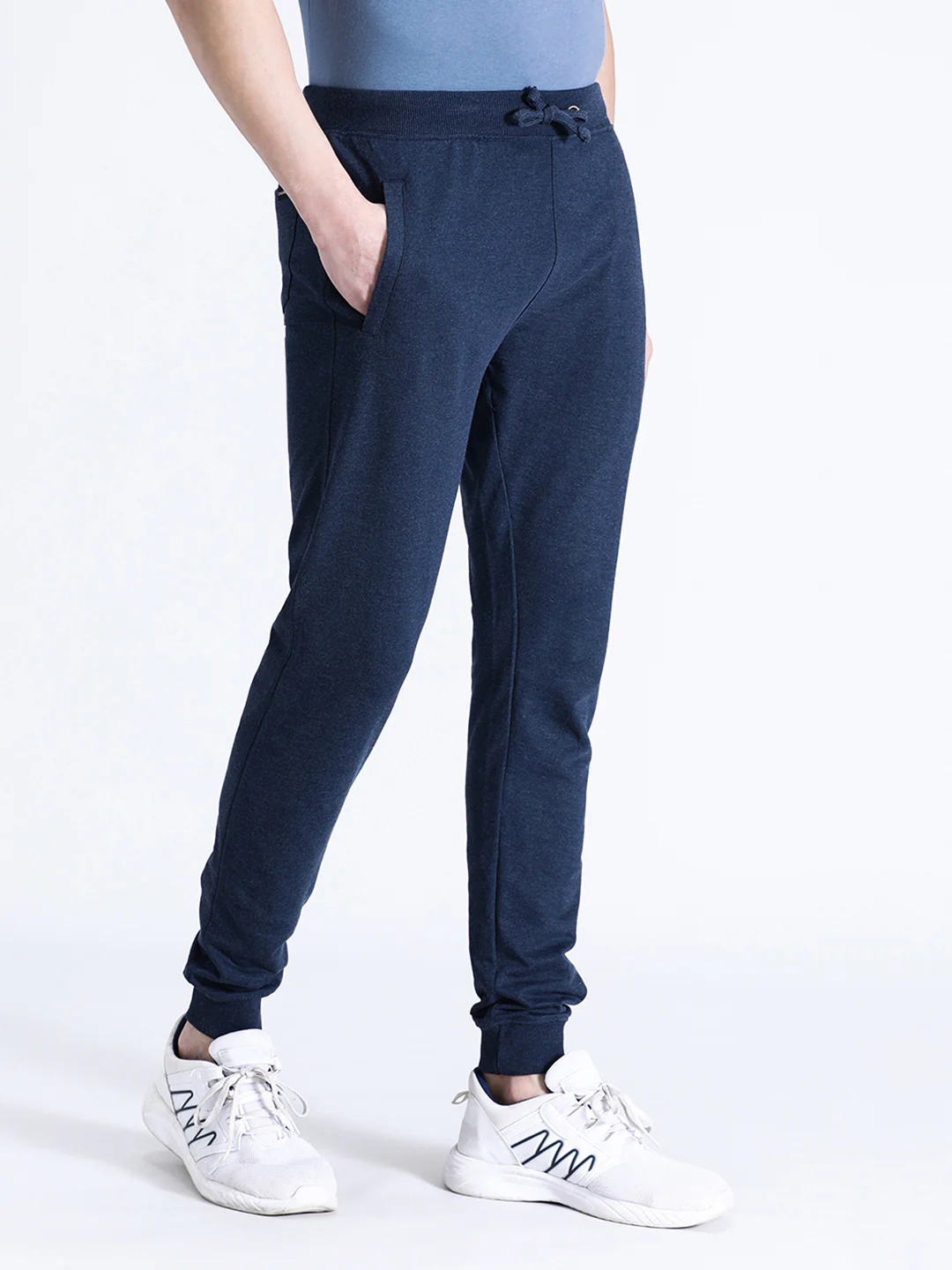 Solid Classic Fit Navy Joggers