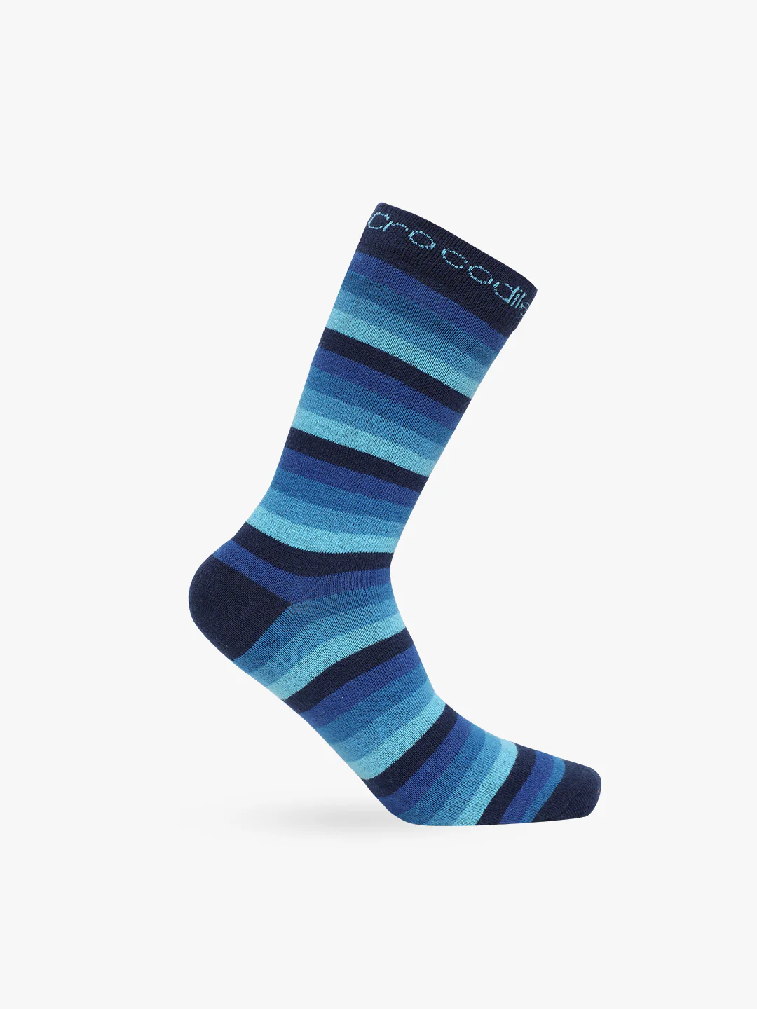 Striped Cotton Terry Full Length Striped Socks