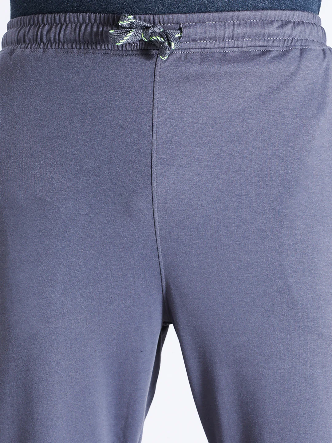 Solid Dark Grey Regular Fit Track Pant