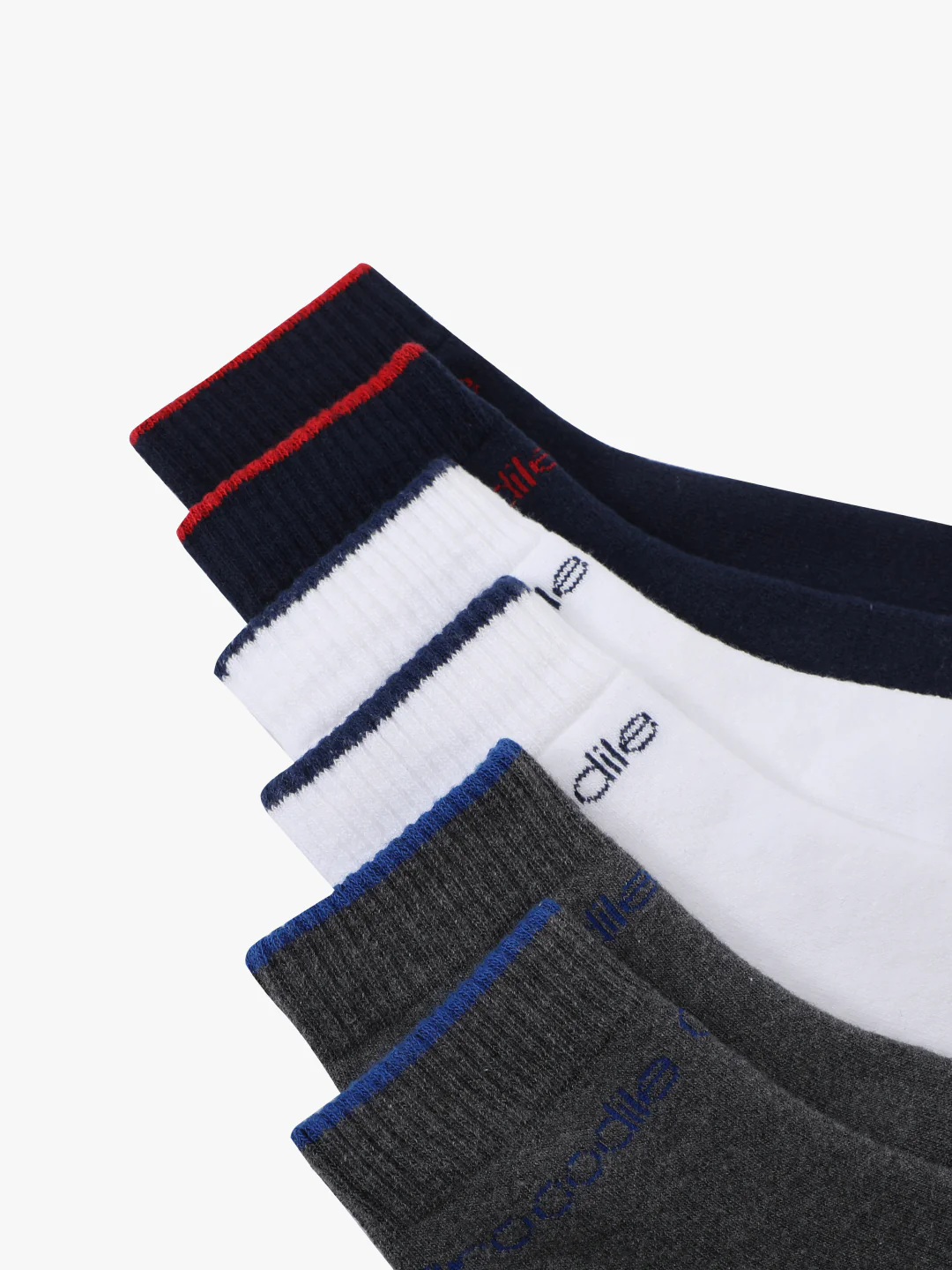 Solid Ankle Length Cotton Terry Stretch Socks