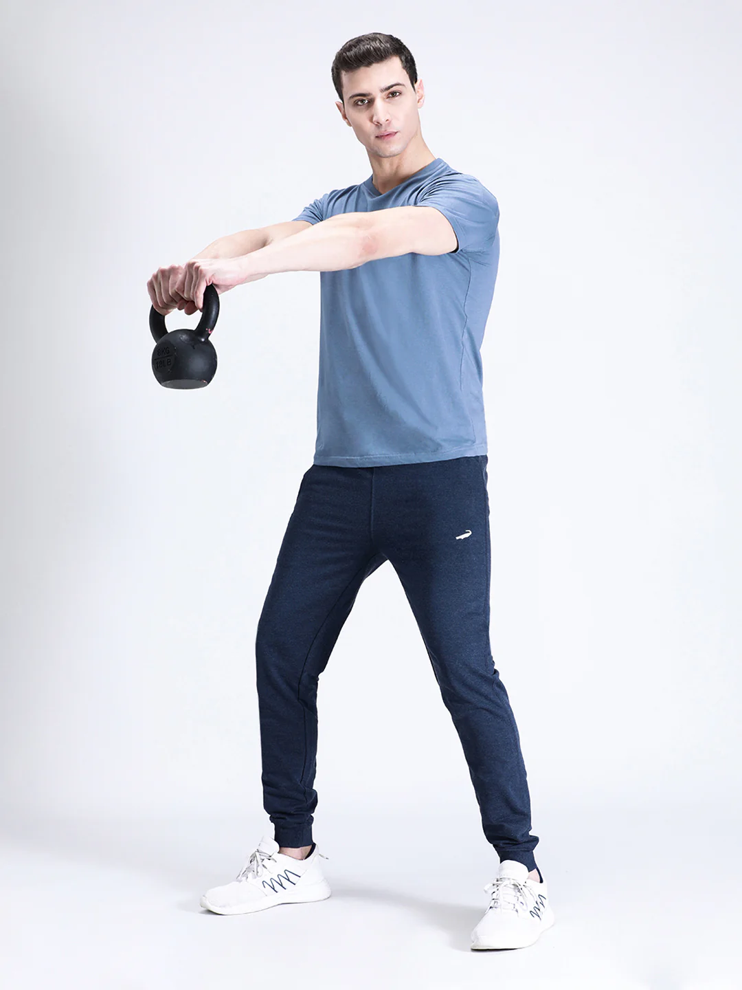 Solid Classic Fit Navy Joggers