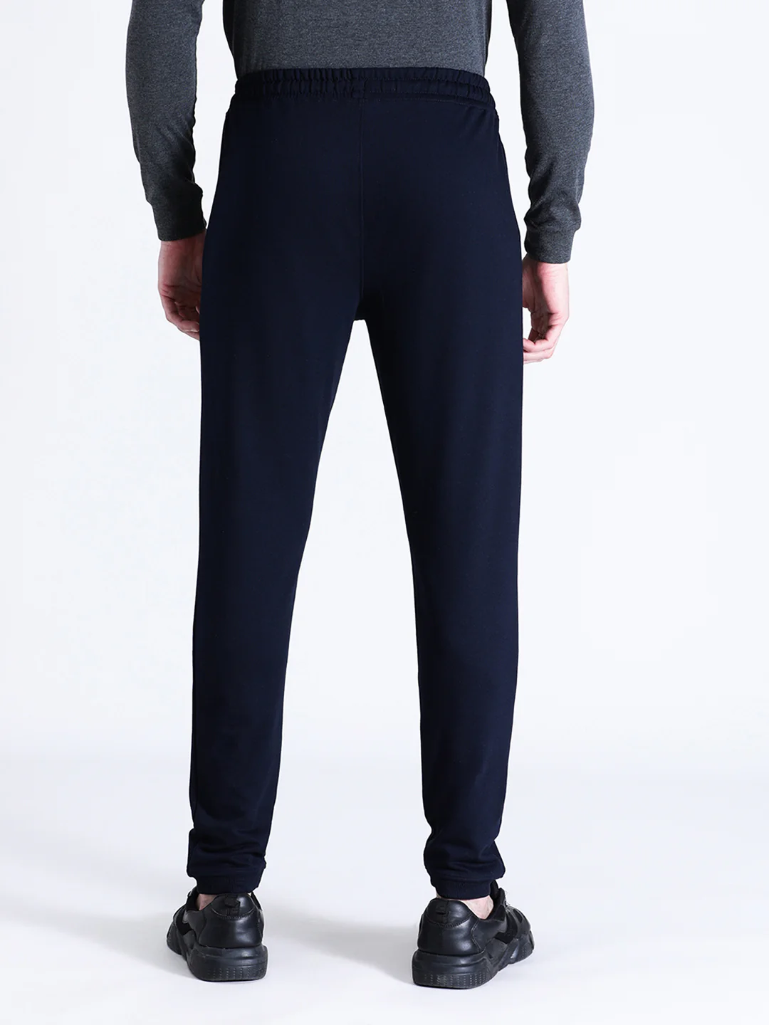 Solid Navy Comfort Fit Joggers