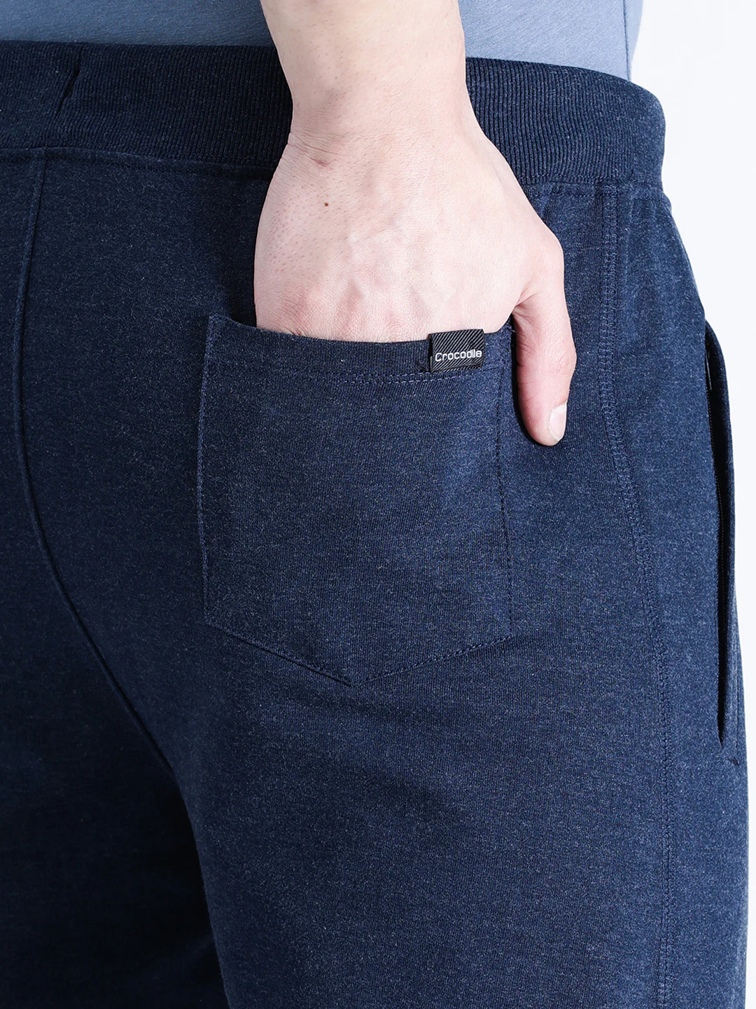 Solid Classic Fit Navy Joggers