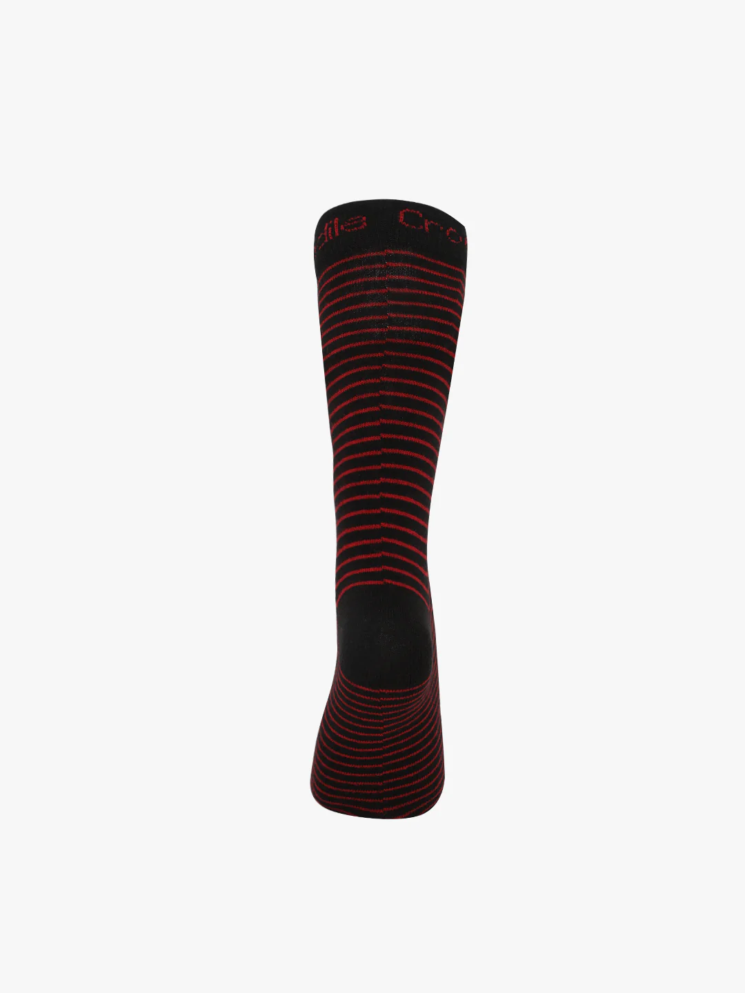 Striped Full Length Cotton Terry Stretch Socks