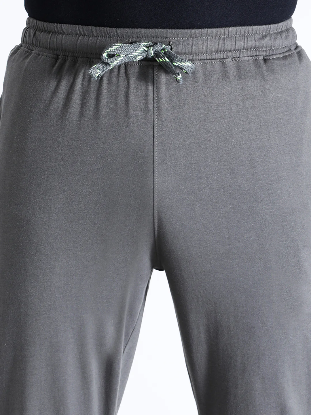 Solid Dark Olive Green Track Pant