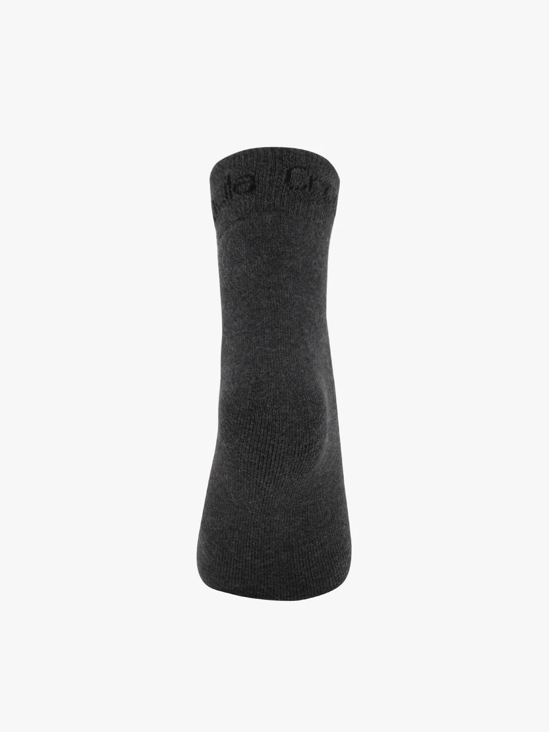 Solid Cotton Terry Stretch Ankle Length Socks