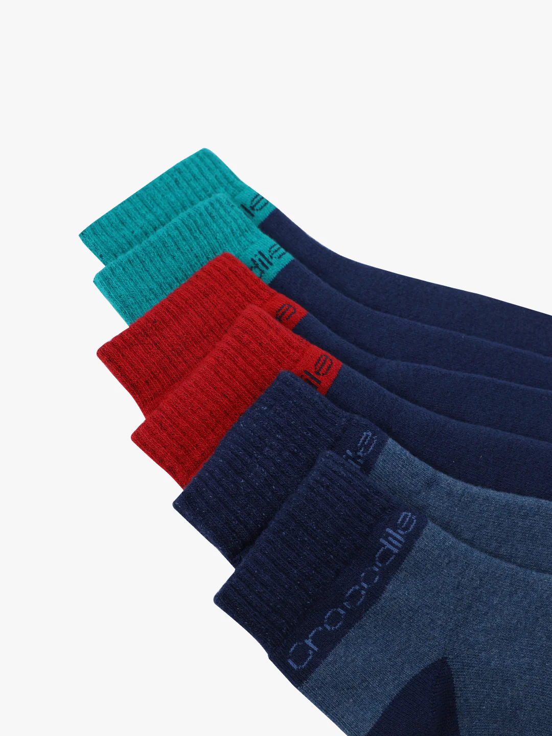 Cotton French Terry Stretch Ankle Length Socks