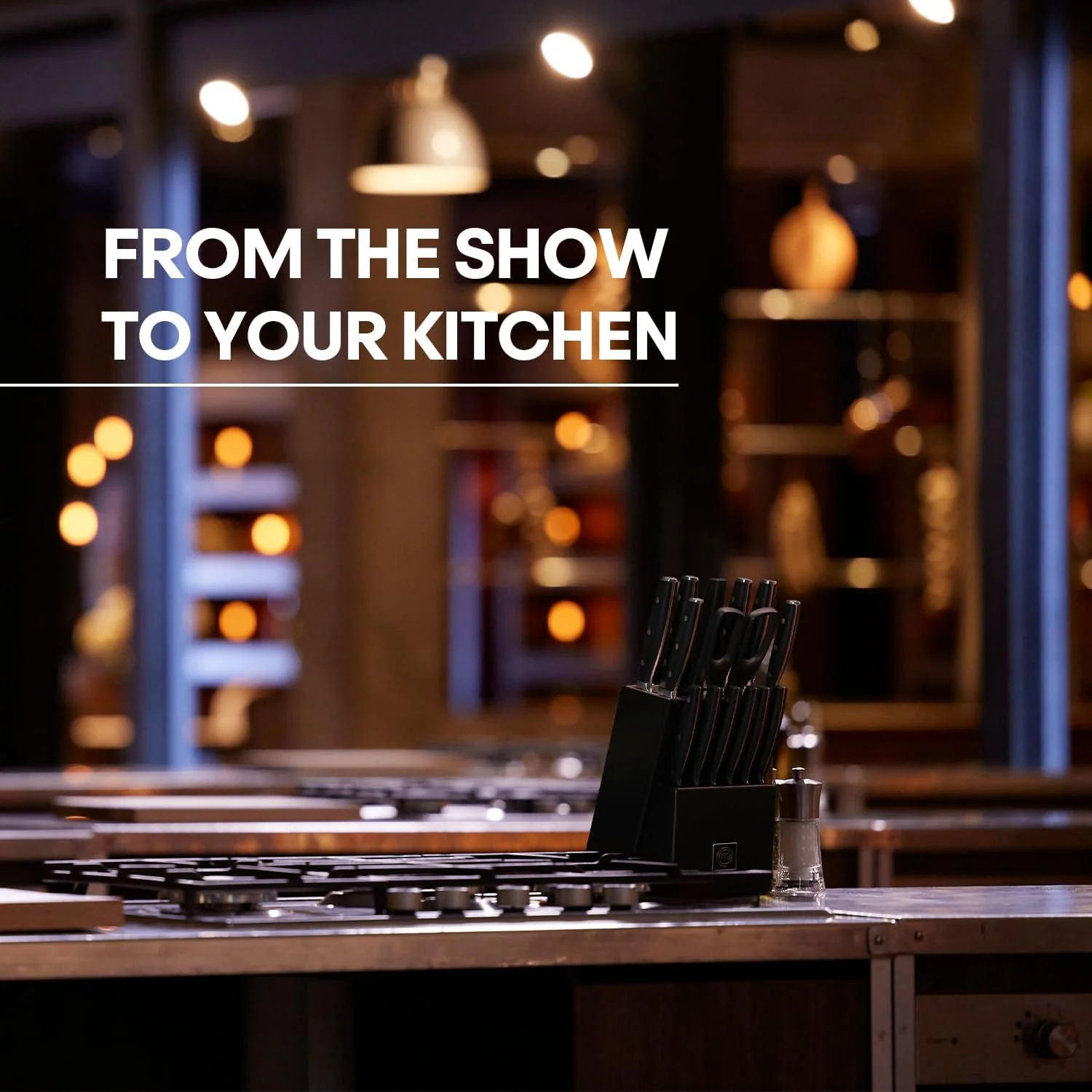 SHOW KNIVES AND BLOCK