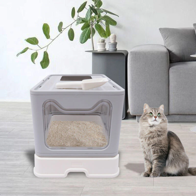 Enclosed Cat Litter Box