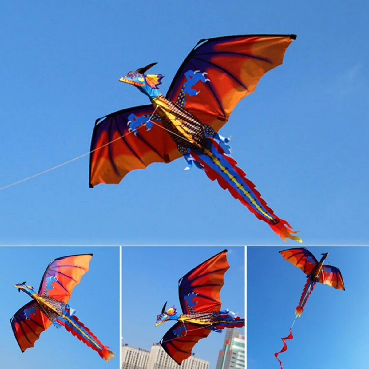 3D Dragon Single Line Kite