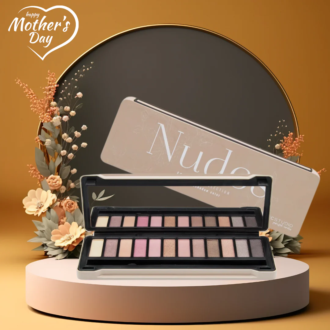 Palette fards 12 paupières - Nudes - Magic Studio