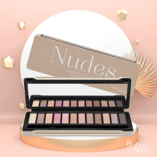 Palette fards 12 paupières - Nudes - Magic Studio