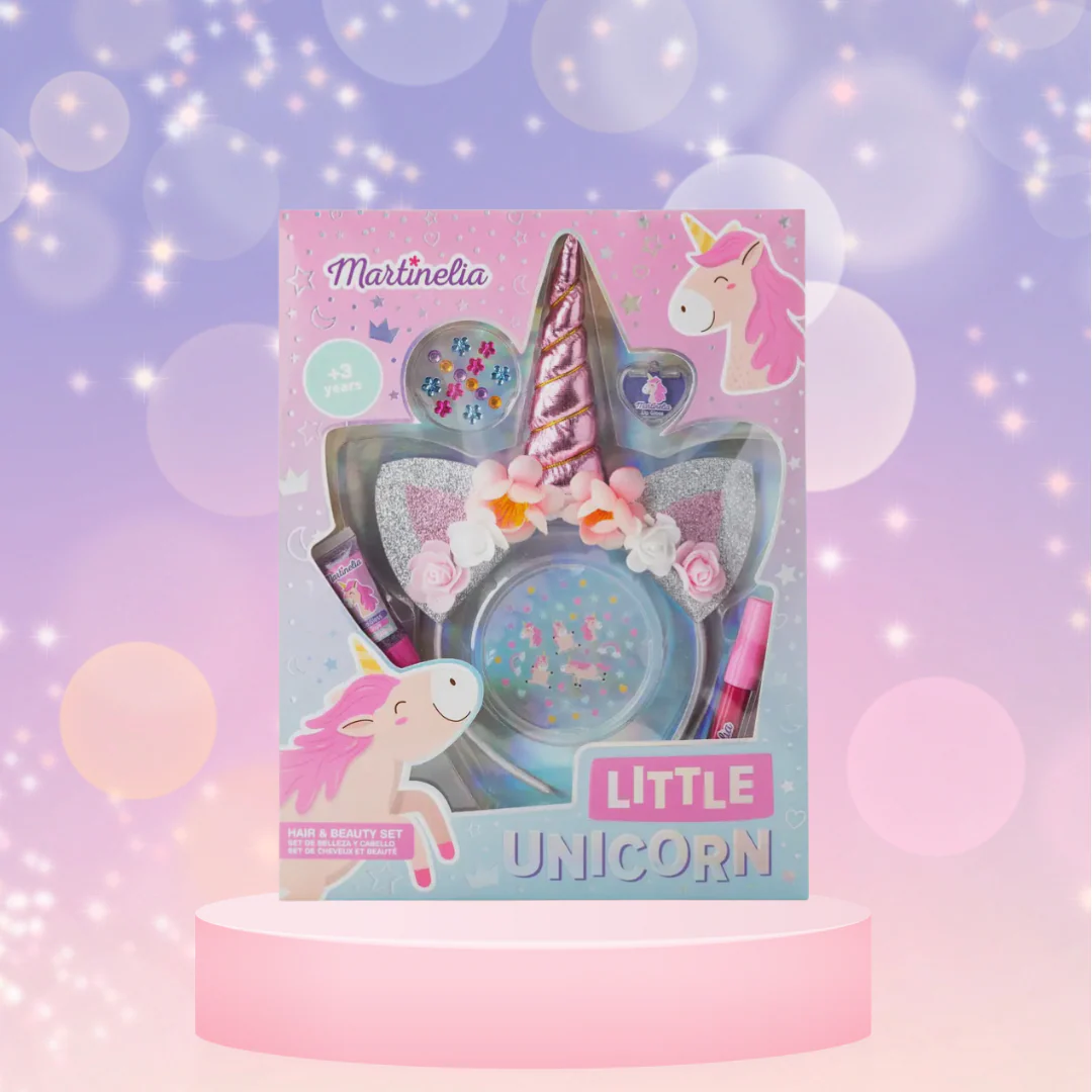 Coffret coiffure diadème Licorne - Martinelia