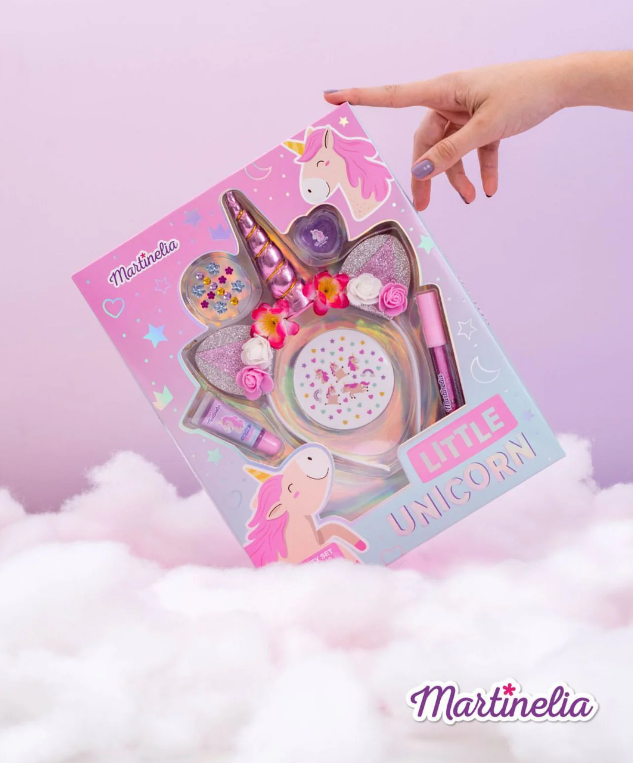 Coffret coiffure diadème Licorne - Martinelia