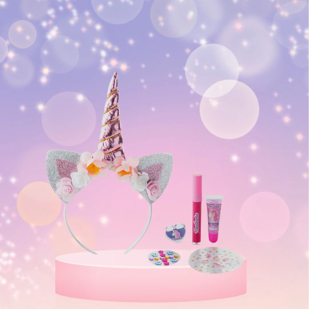 Coffret coiffure diadème Licorne - Martinelia