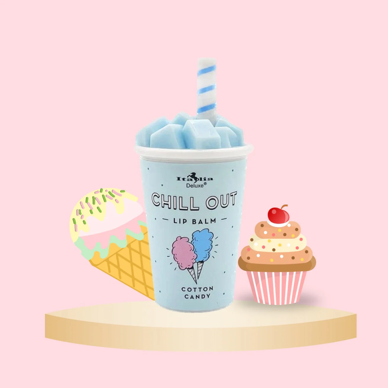 Baume à lèvres Milkshake - Barbe à papa
