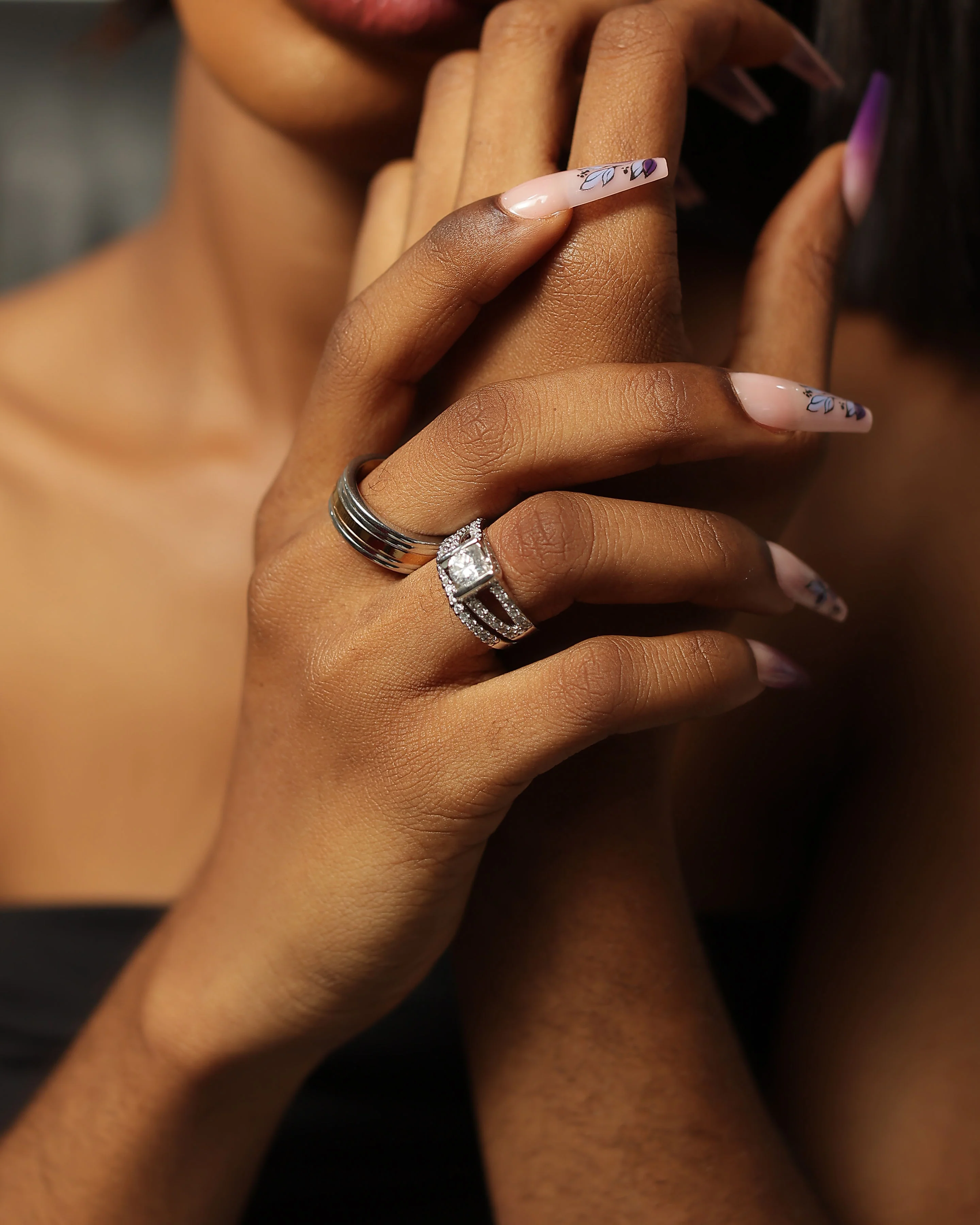 Beautiful Silver Wedding Set is the perfect set