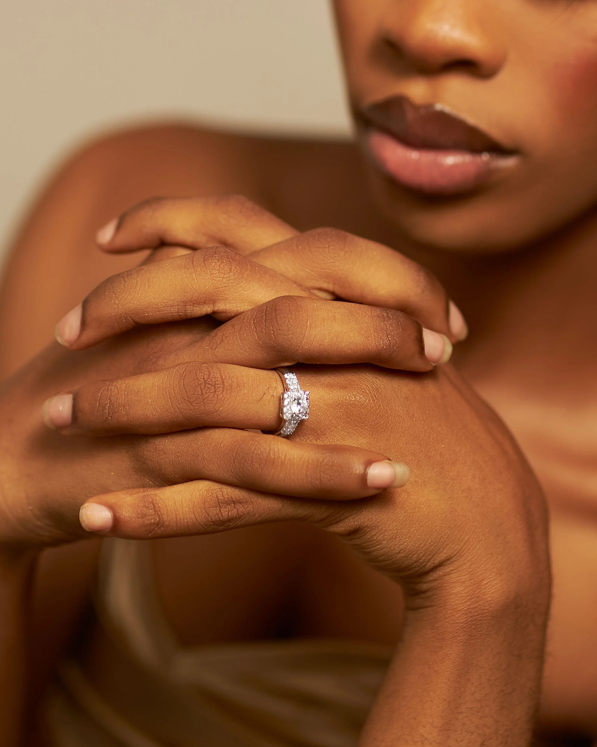 Ximena Sterling Silver Silver Engagement Ring