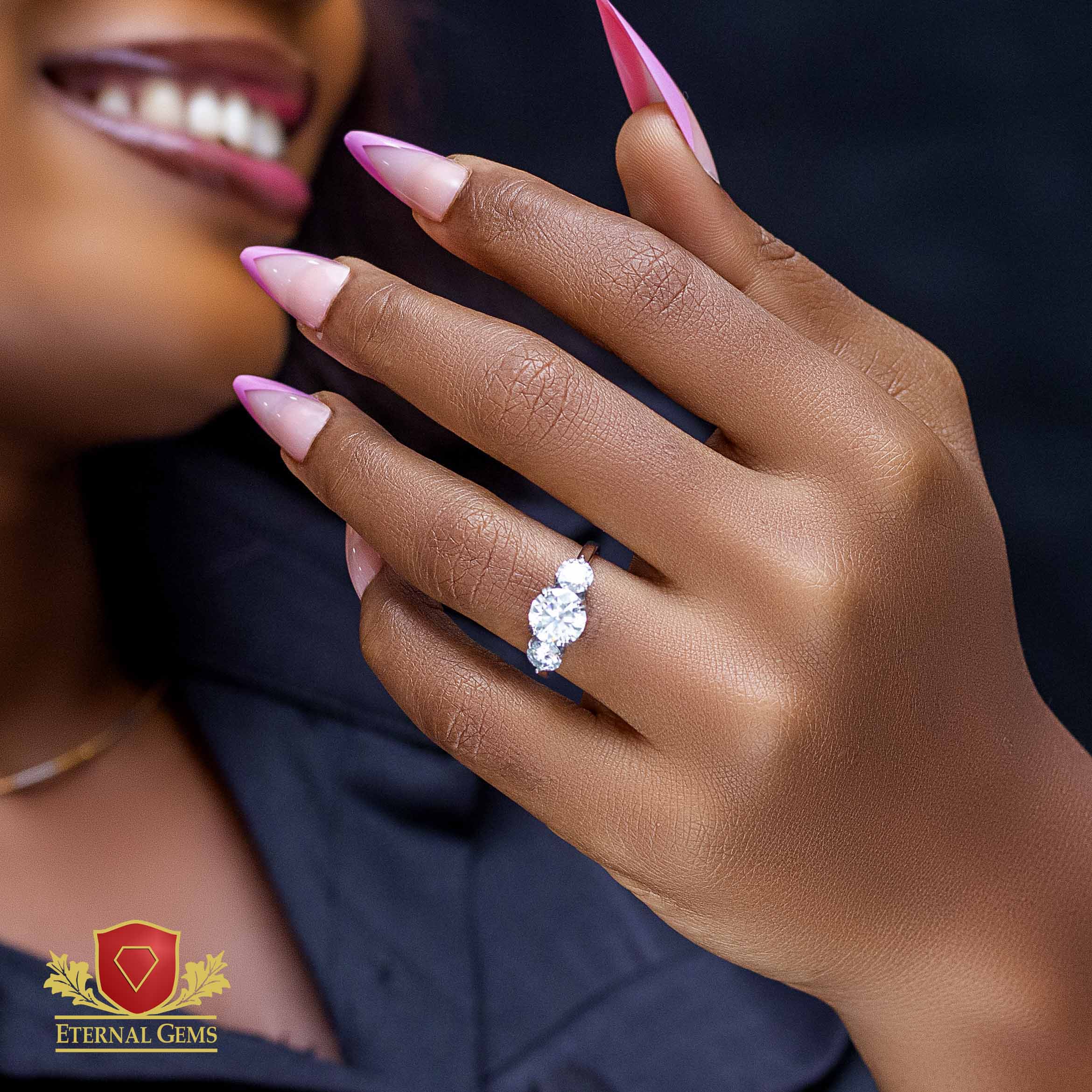 Sophia Moissanite Engagement Ring