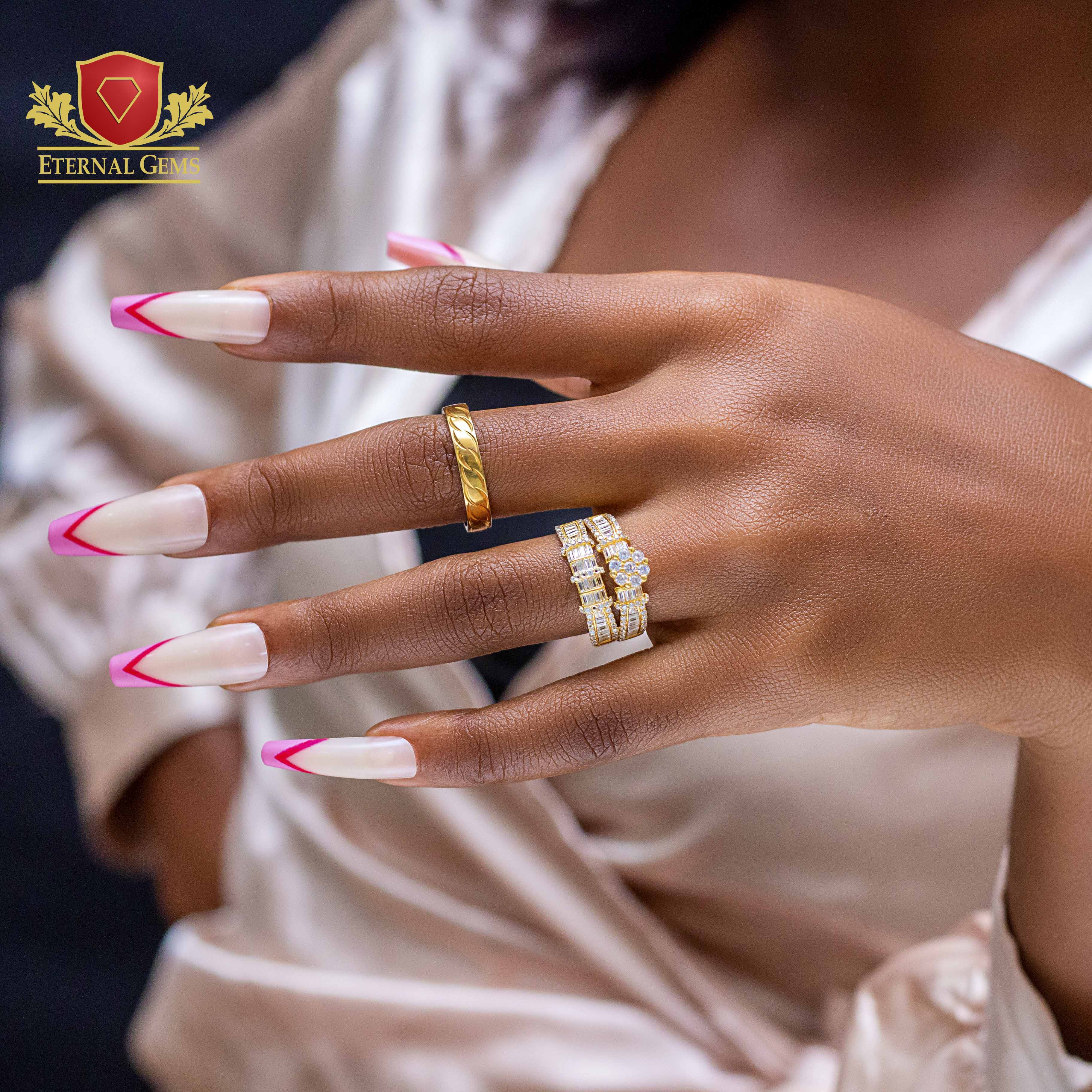 Myra Exclusive 18 Karat Gold Wedding Set