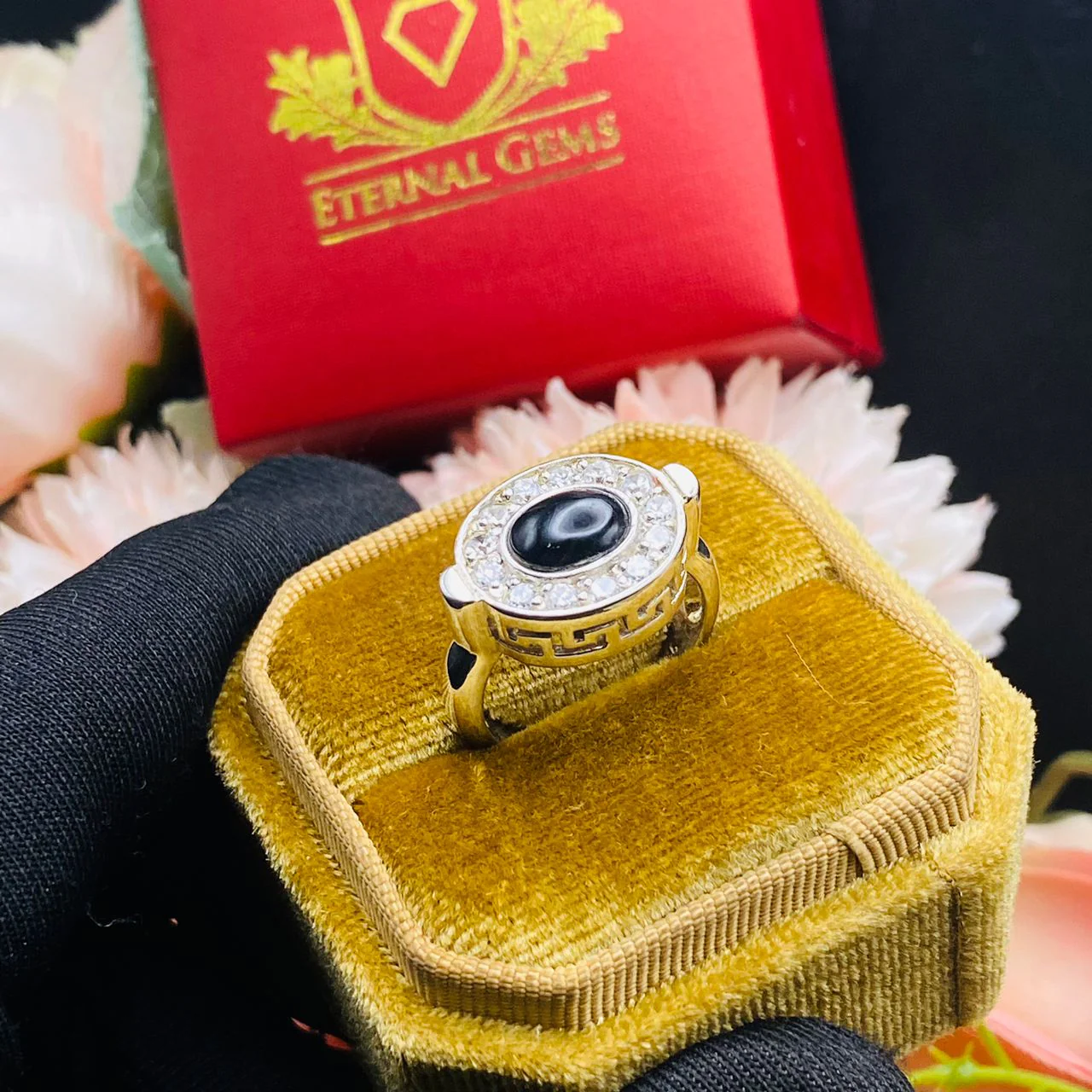 Leah Sterling Silver Engagement Ring