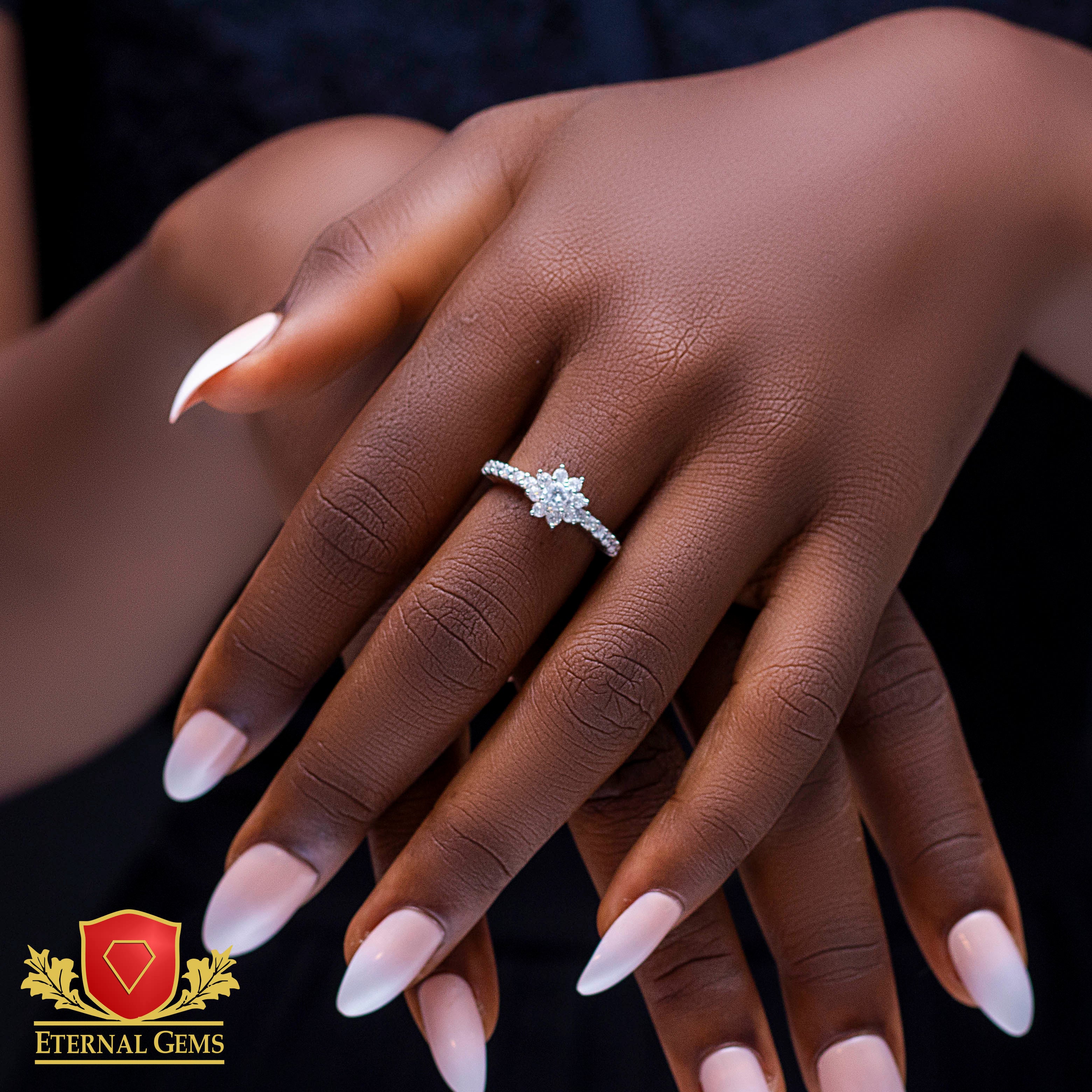 Jane's Exclusive Sterling Silver Engagement Ring