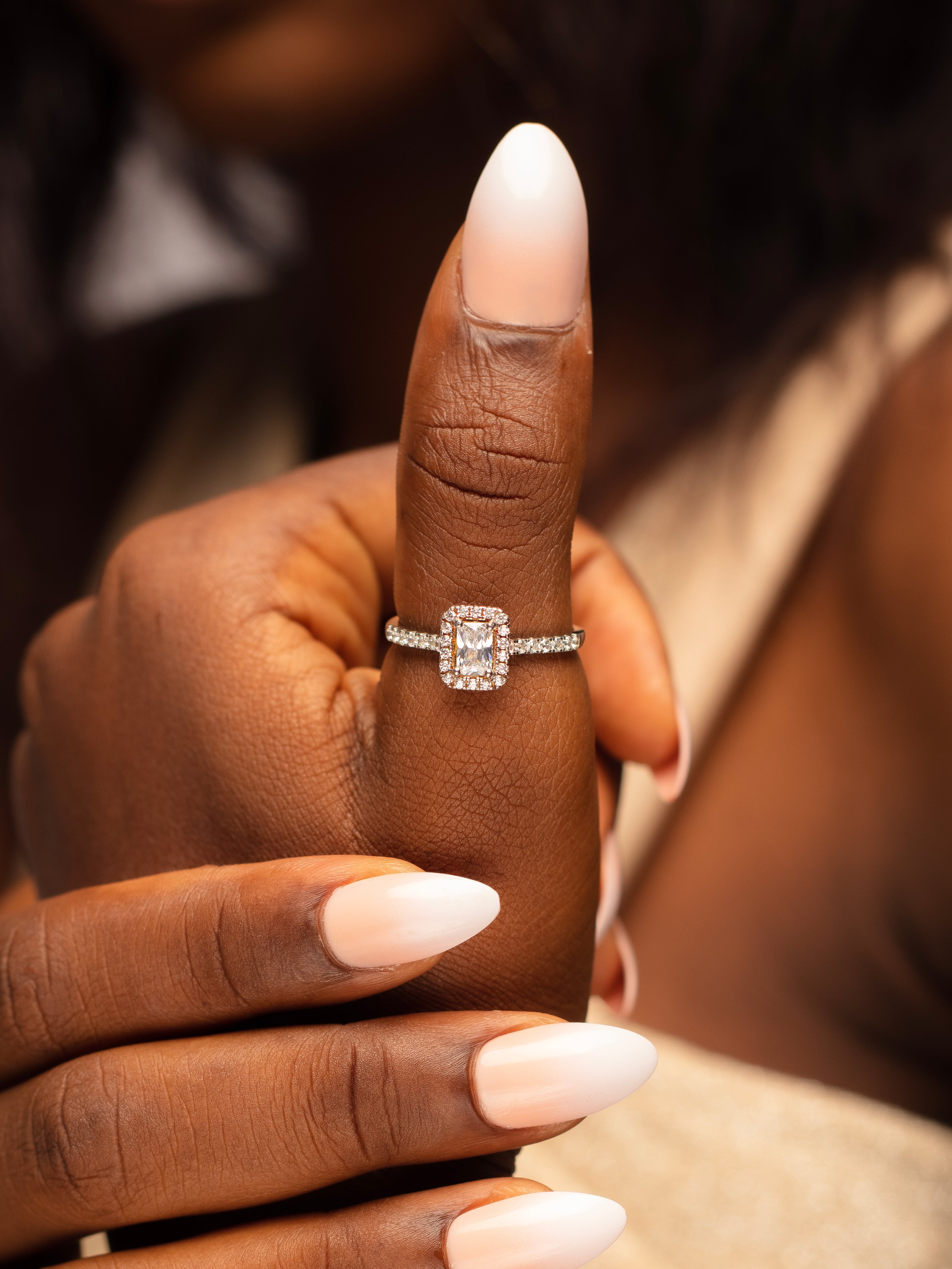 Timeless Sterling Silver Engagement ring