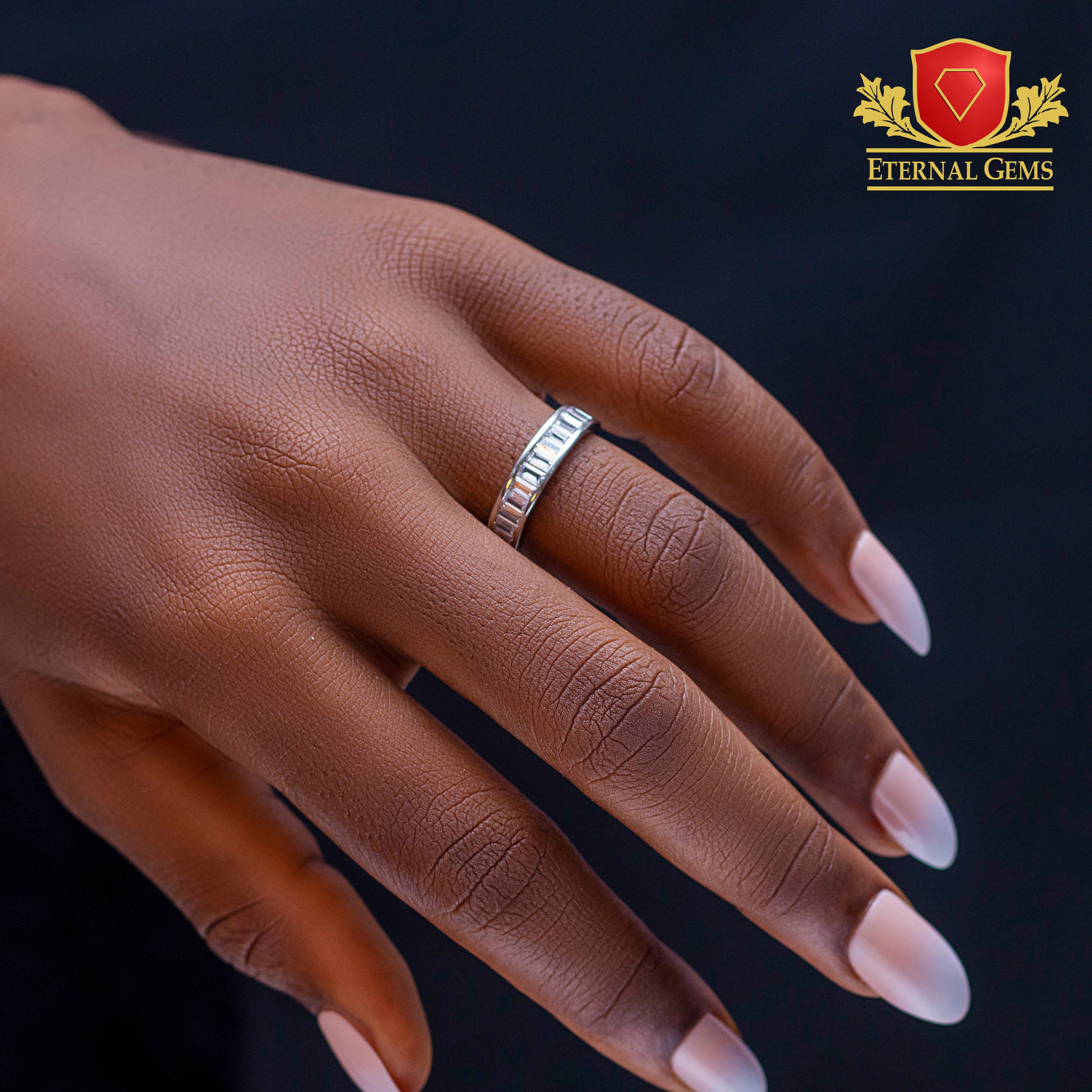 Tems's Classic Sterling Silver Engagement Ring