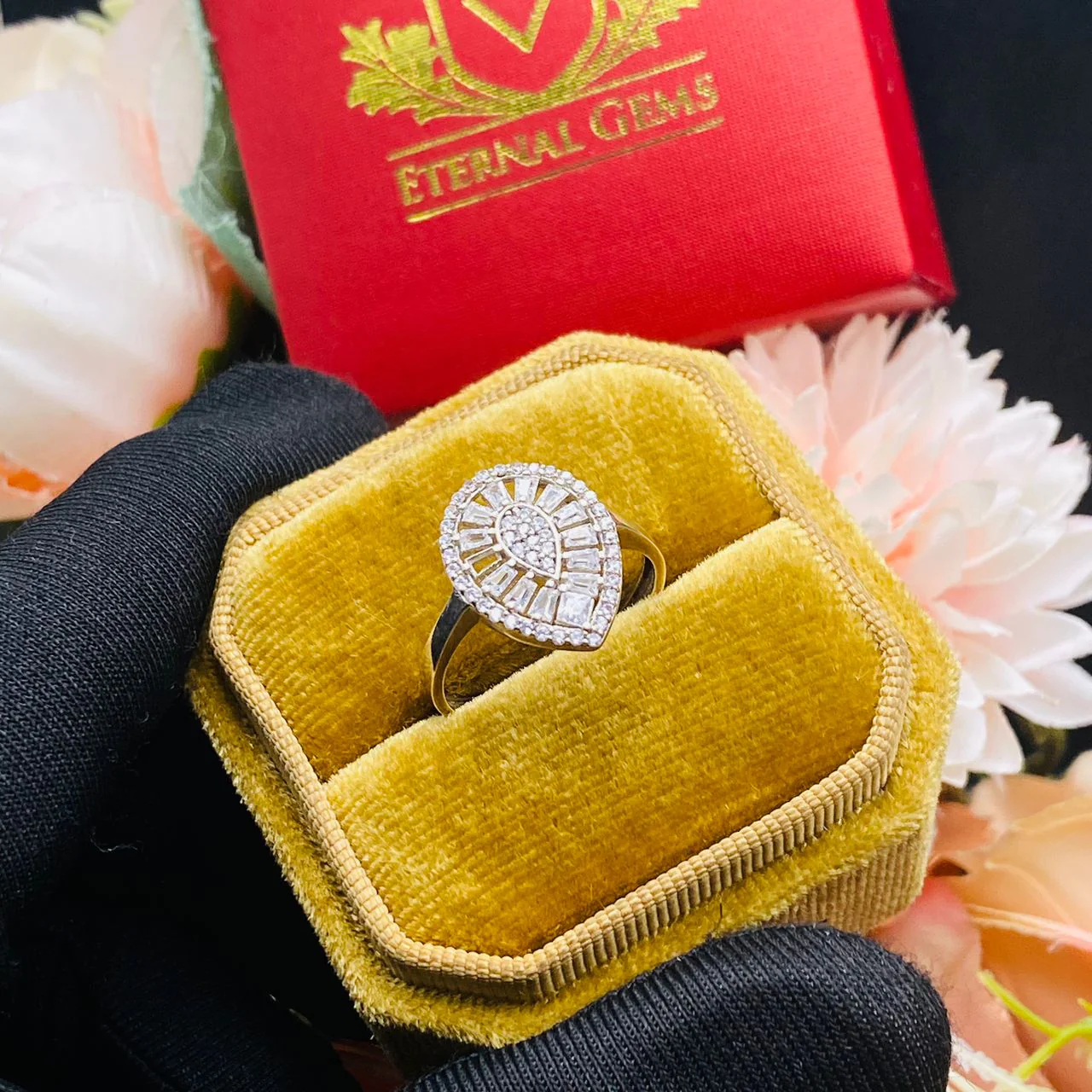 Ivy Sterling Silver Engagement Ring