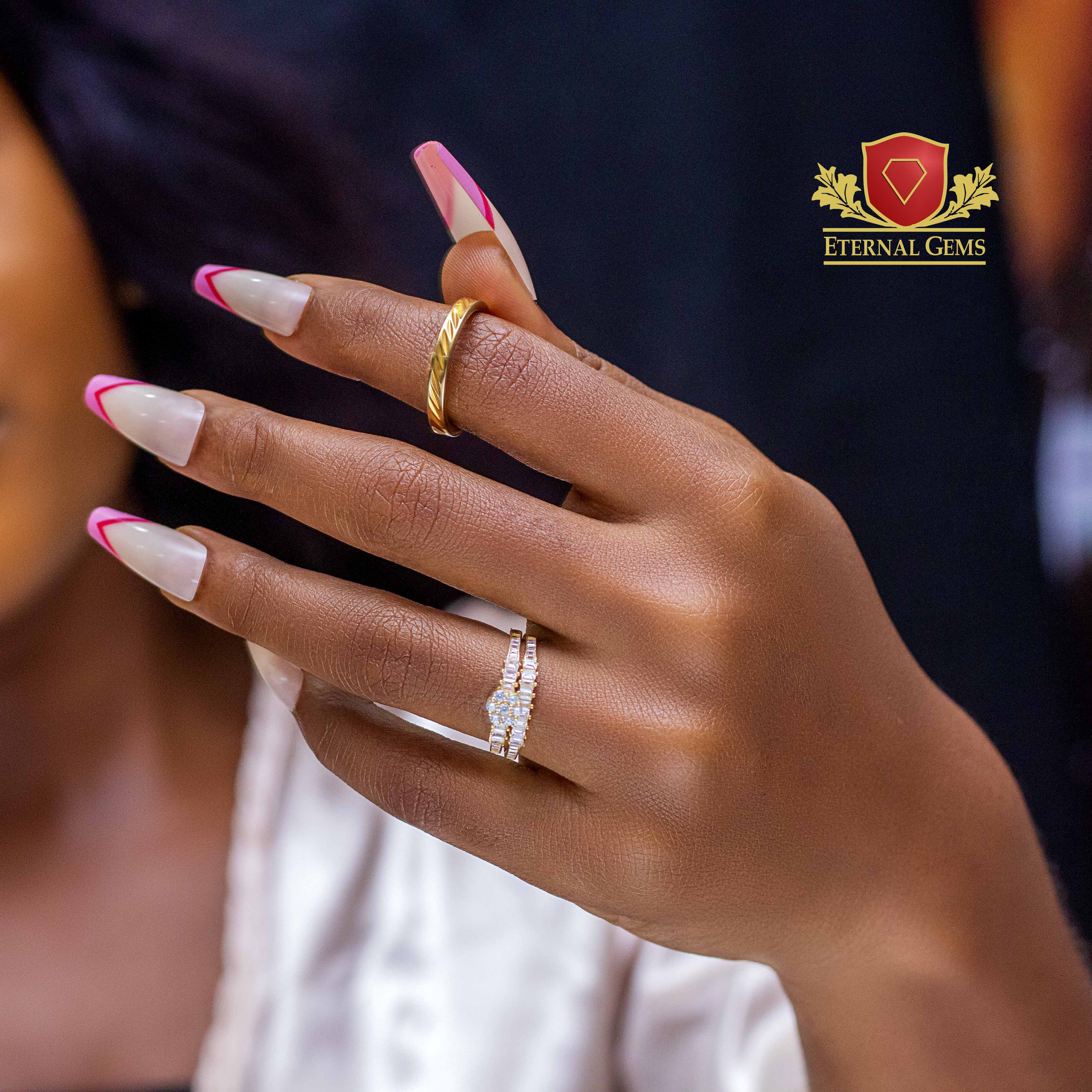 Amani Exclusive 18 Karat Gold Wedding Set