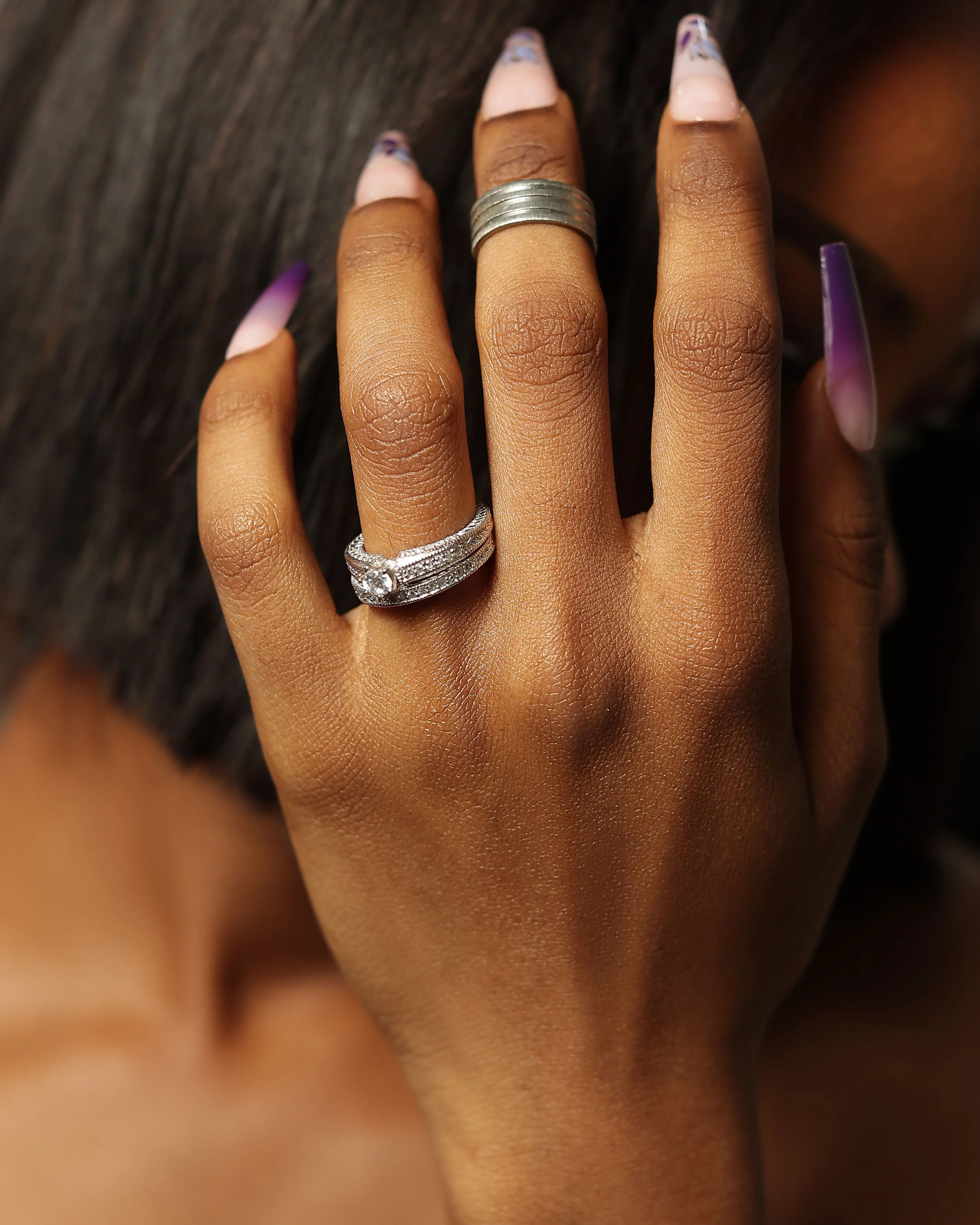 Beautiful Silver Wedding Set is the perfect set