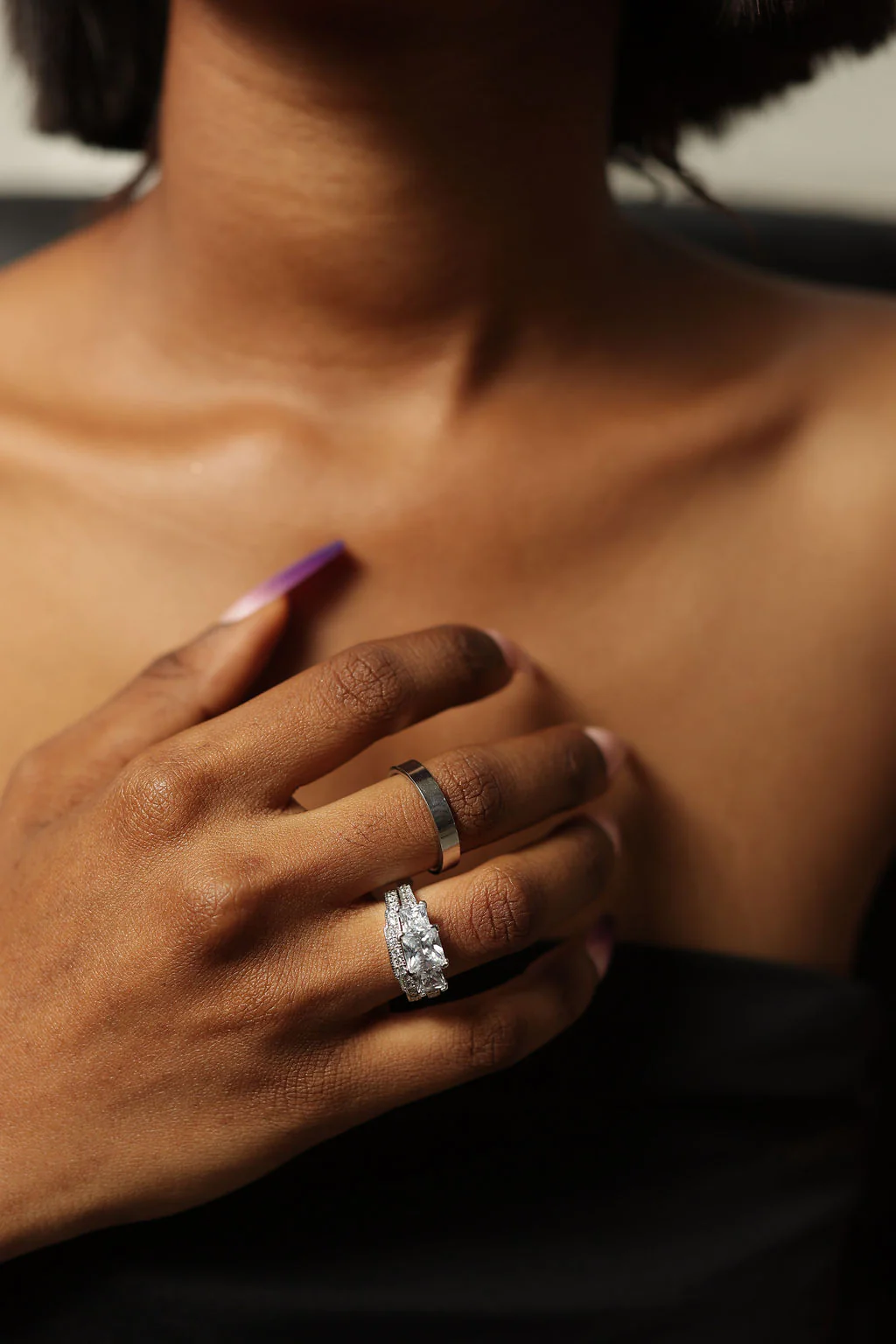 Beautiful Silver Wedding set is the perfect set