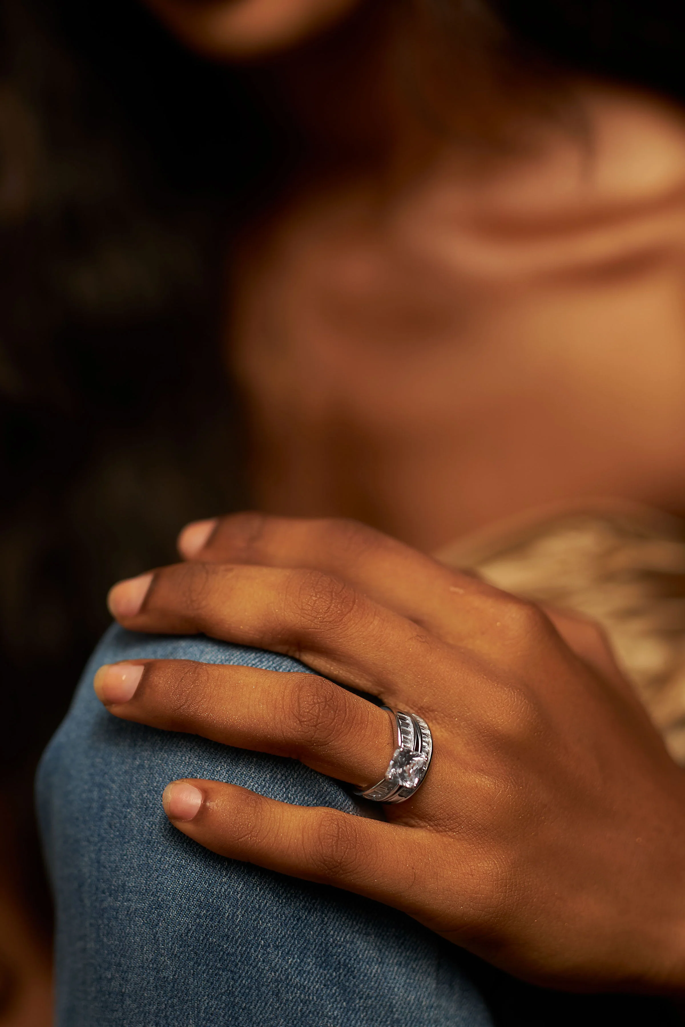Beautiful Silver Bridal set is the perfect set.