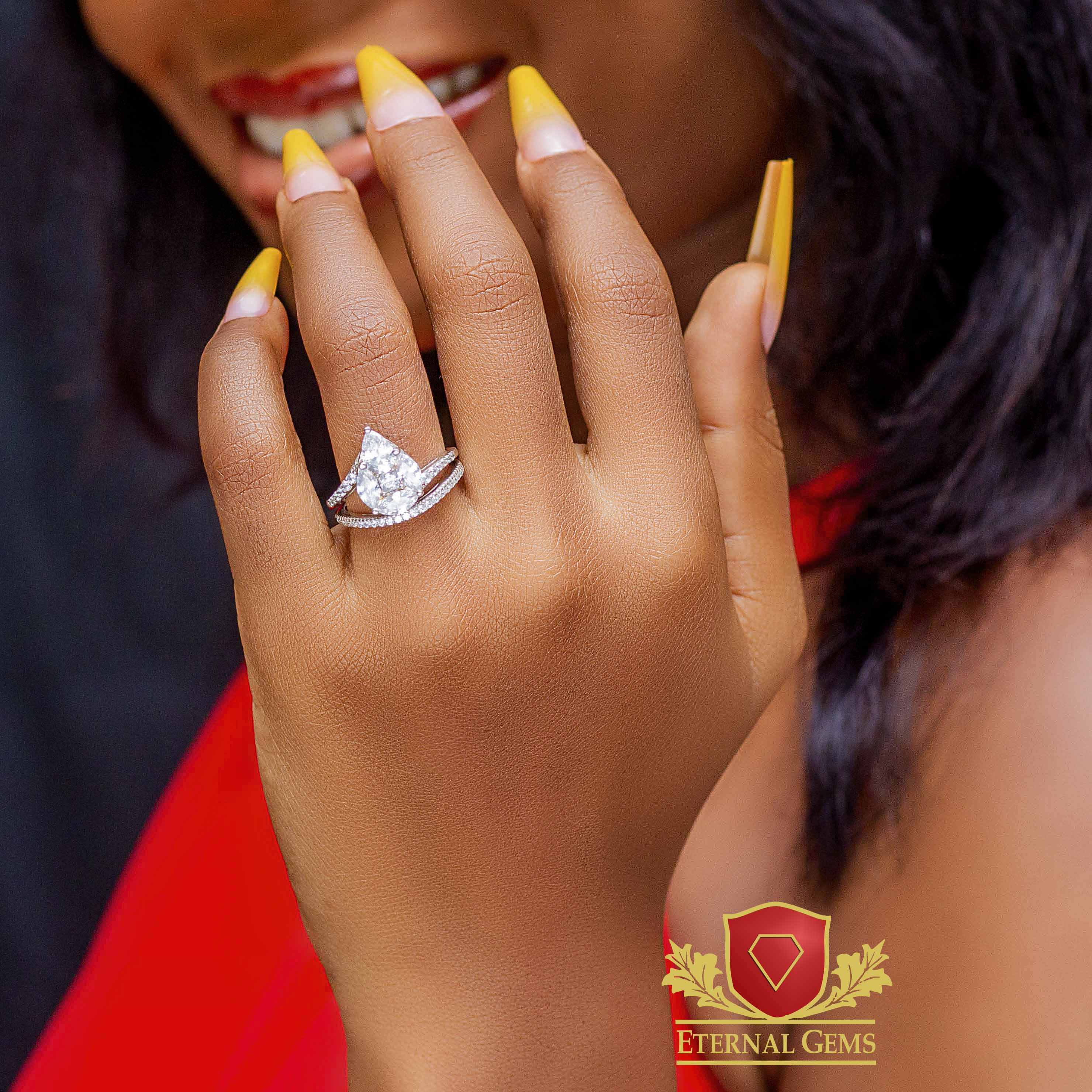 Kathy Exclusive Sterling Silver Bridal Set