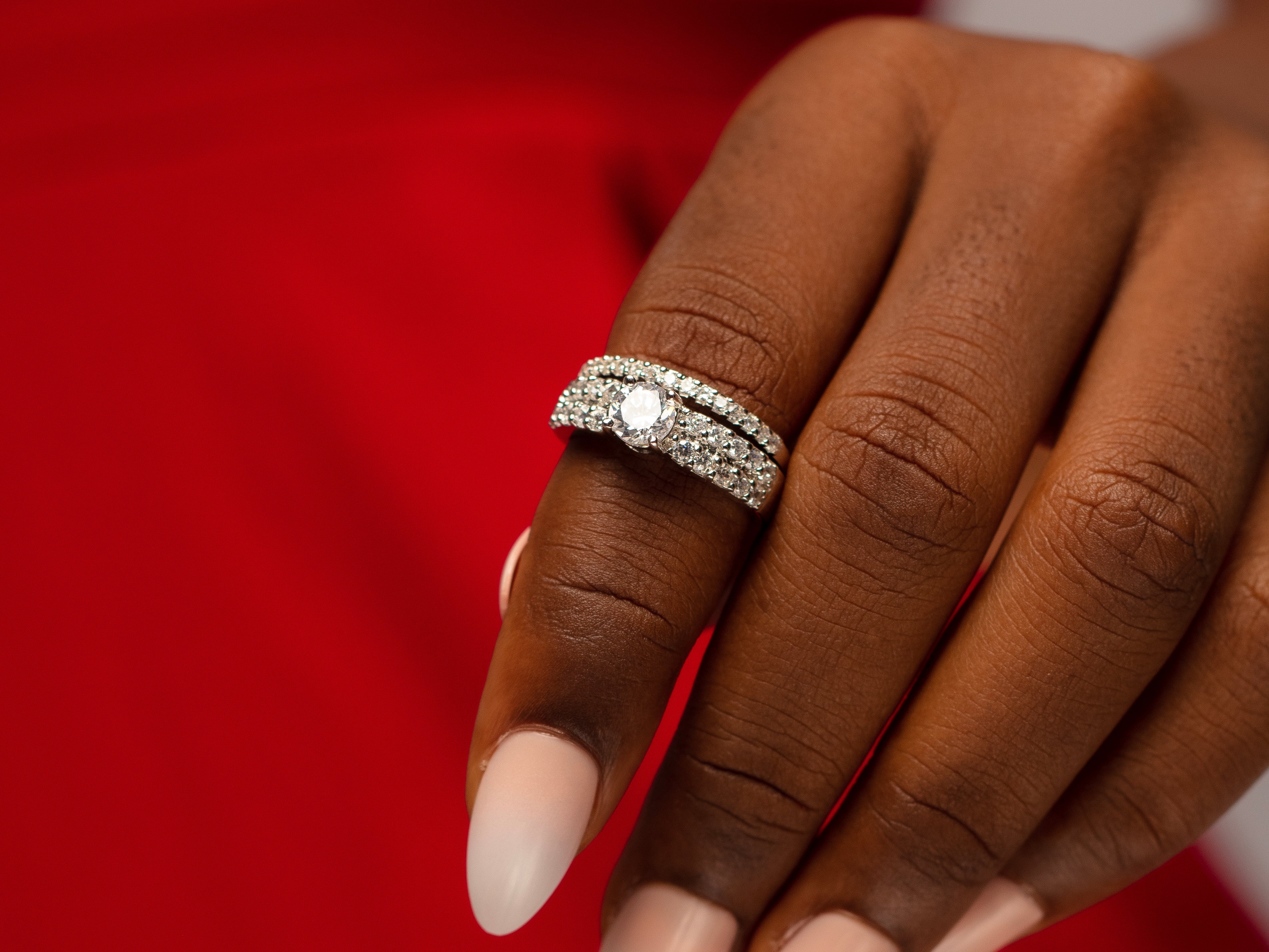 Classic Sterling Silver Bridal set