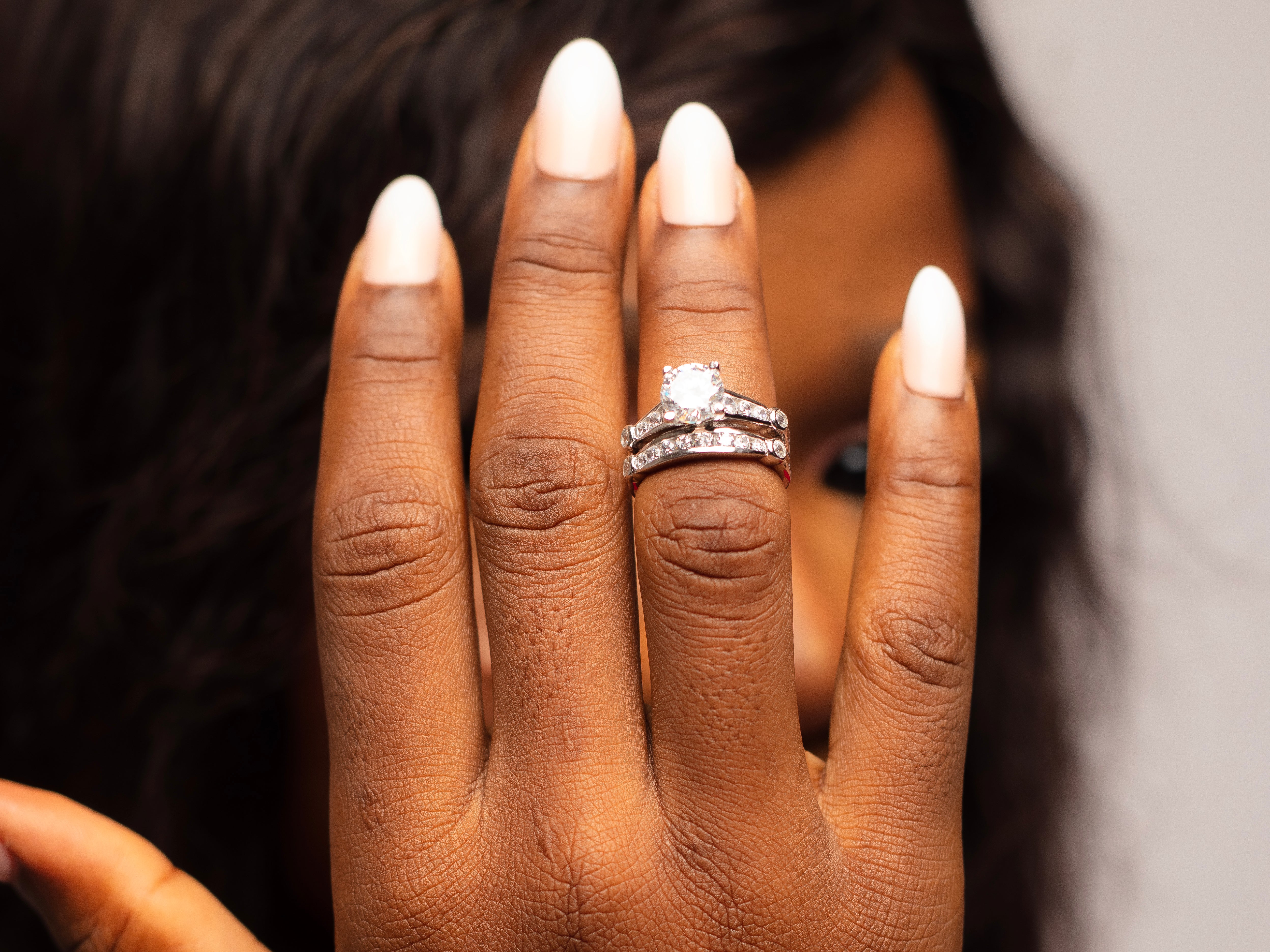 D-Classic Sterling Silver Bridal set