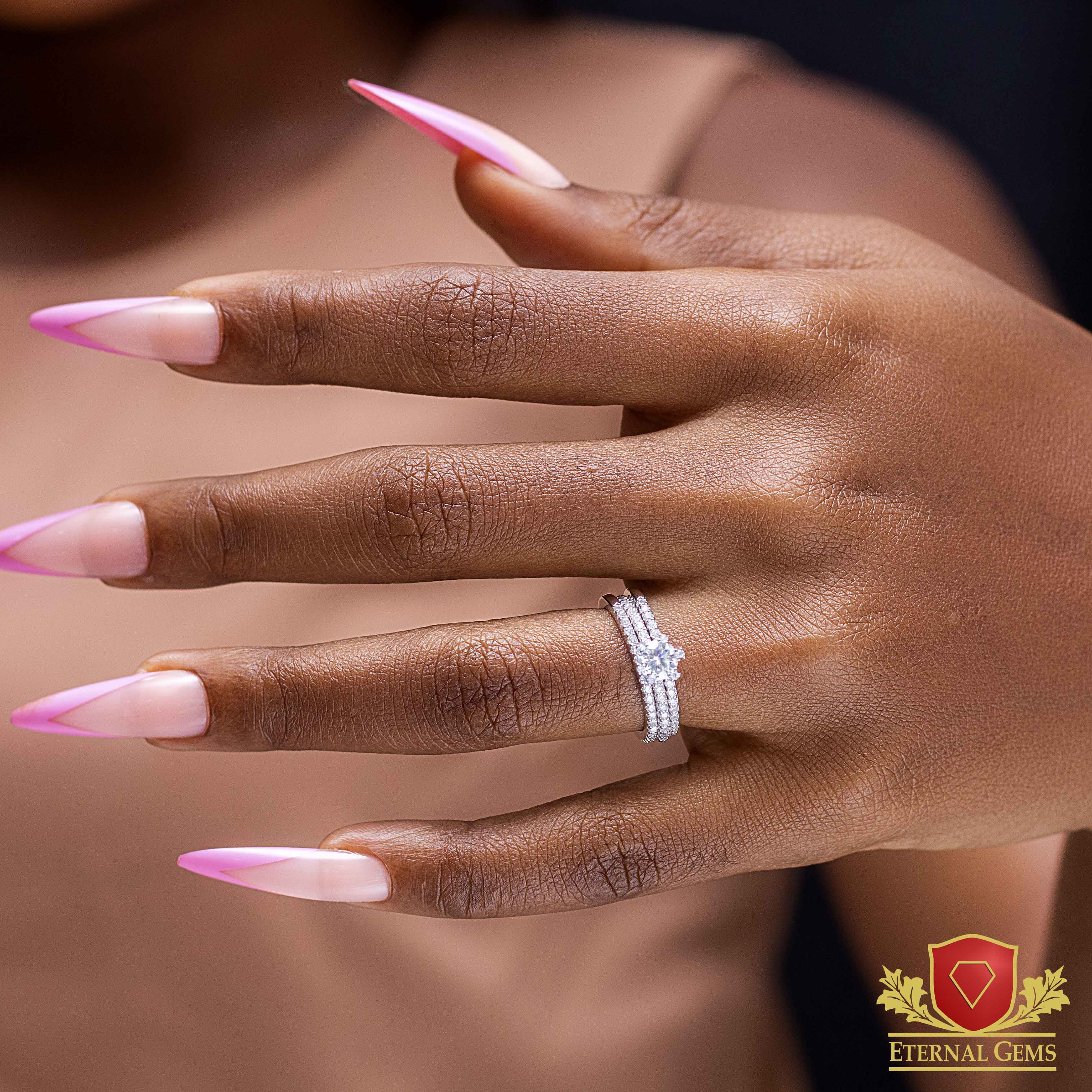Isabella Moissanite Engagement Ring