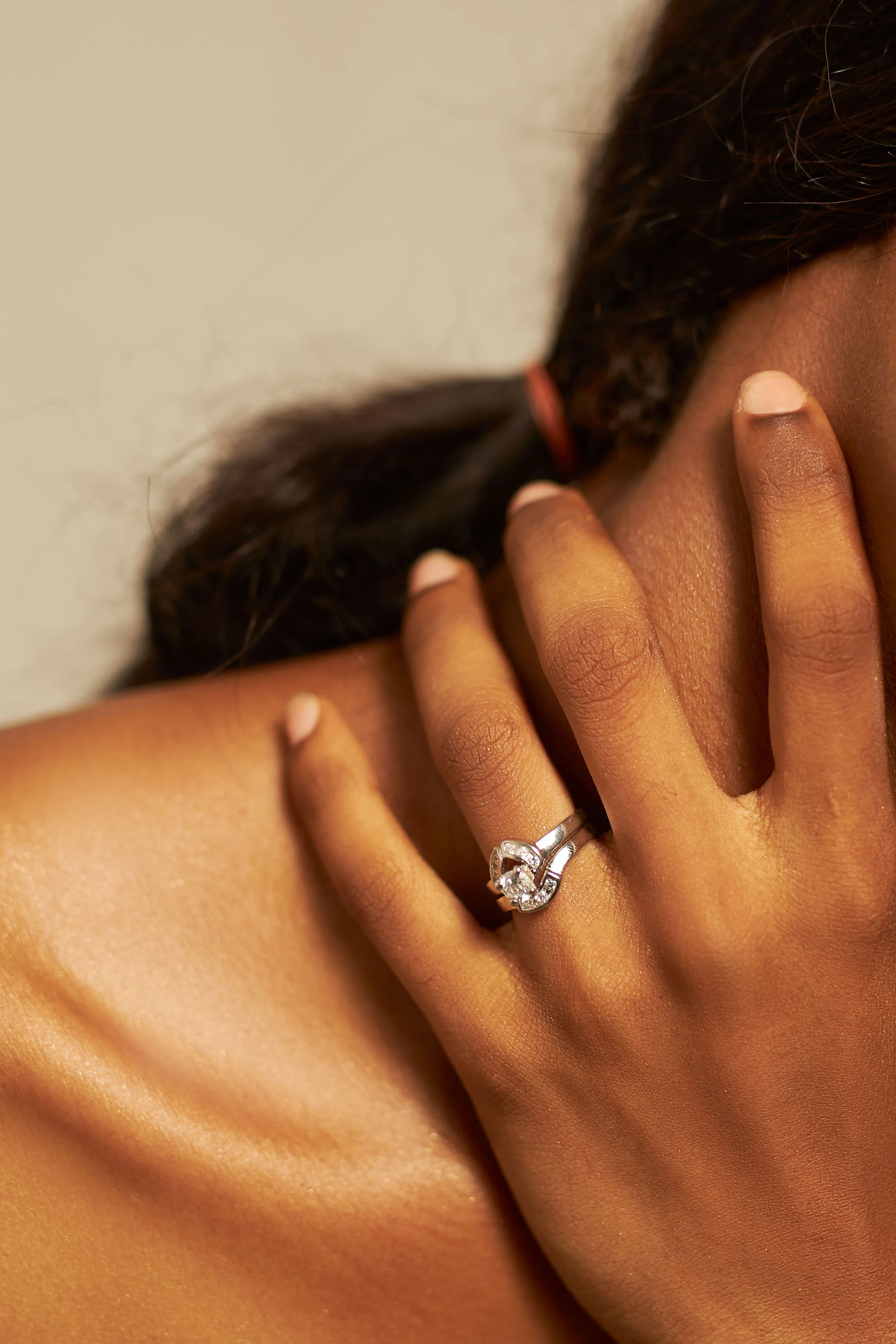 Beautiful Silver Engagement set is the perfect set.