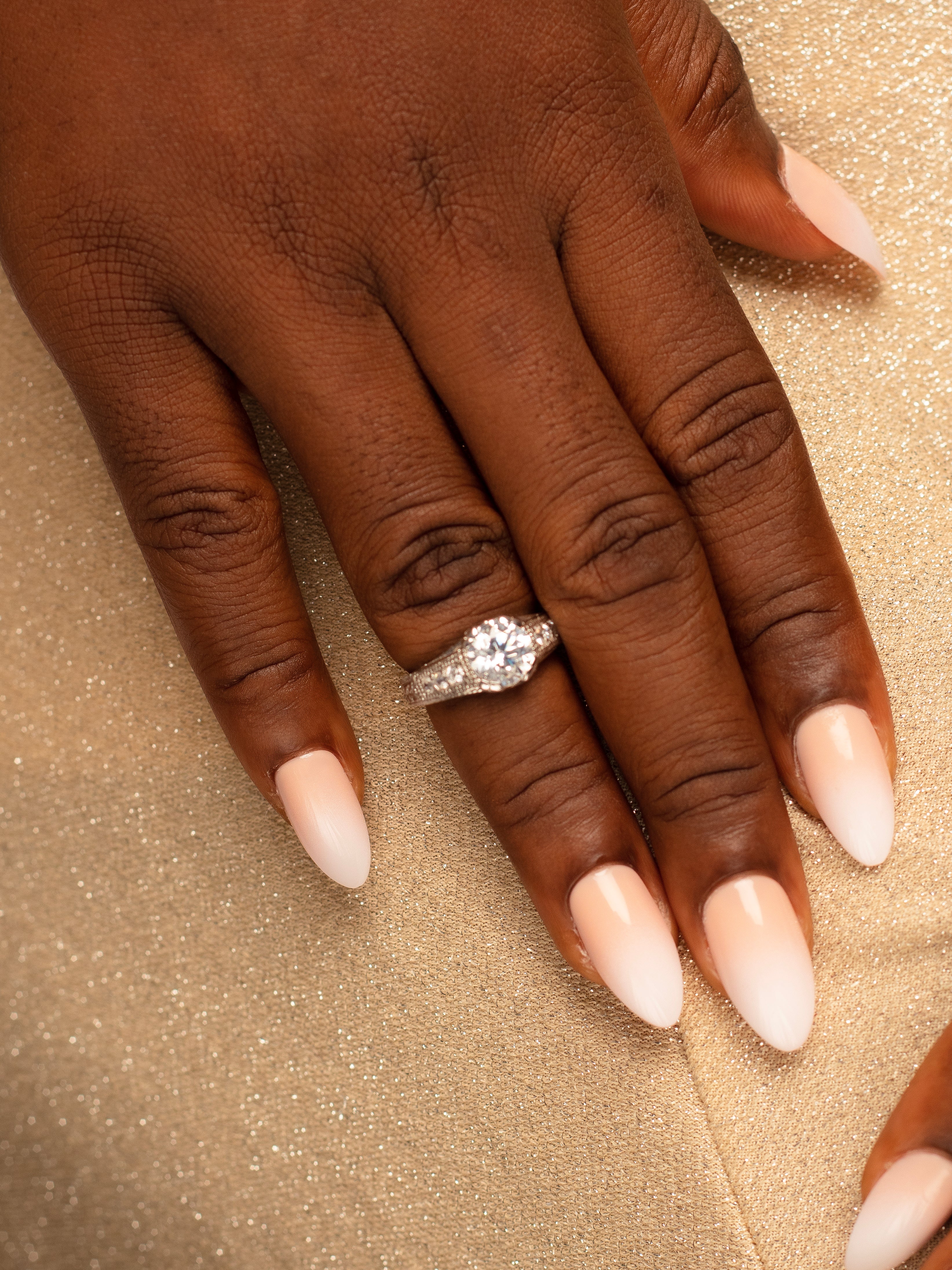 Stunning Sterling Silver Engagement ring