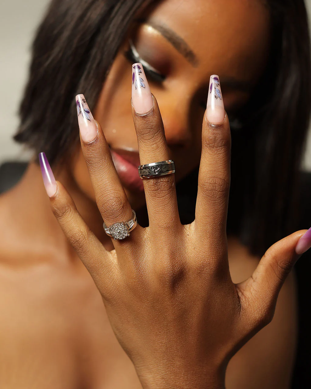 Kaylani Silver Wedding set