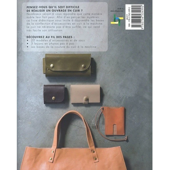 Accessoires et sacs en cuir couture machine<br> Bag Artist School Repre