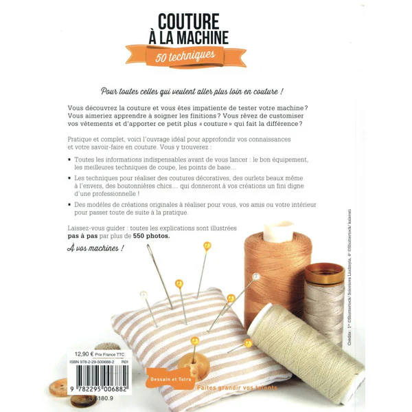 Couture �� la machine - 50 techniques<br> Kate Haxell